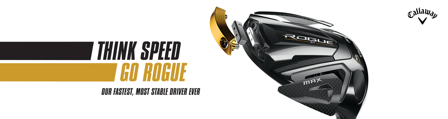 Callaway Rogue ST Landing Page Banner