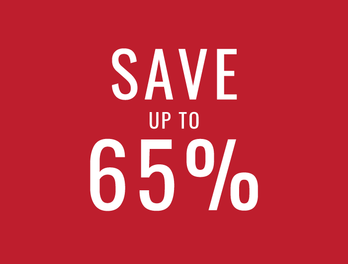 Save up to 65%