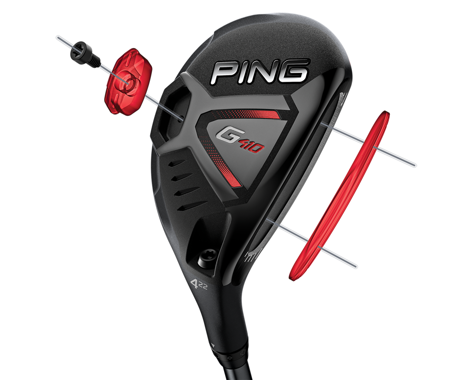 PING G410 Hybrid Exploded Tech