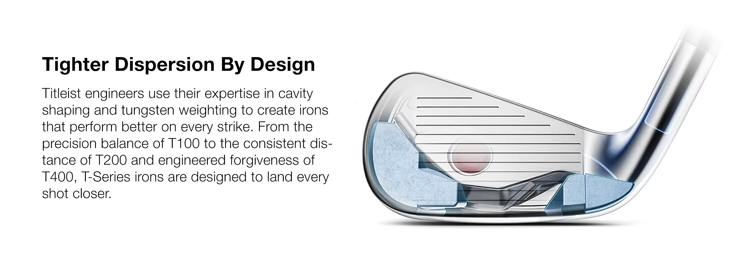 Titleist T-Series Tighter Dispersion Image