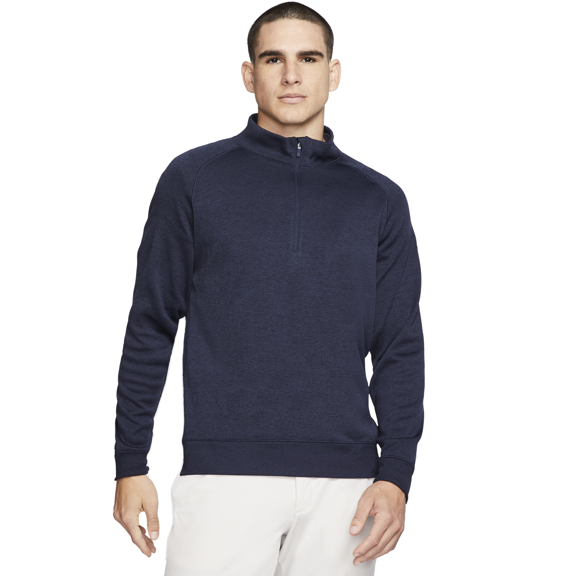 white nike golf pullover