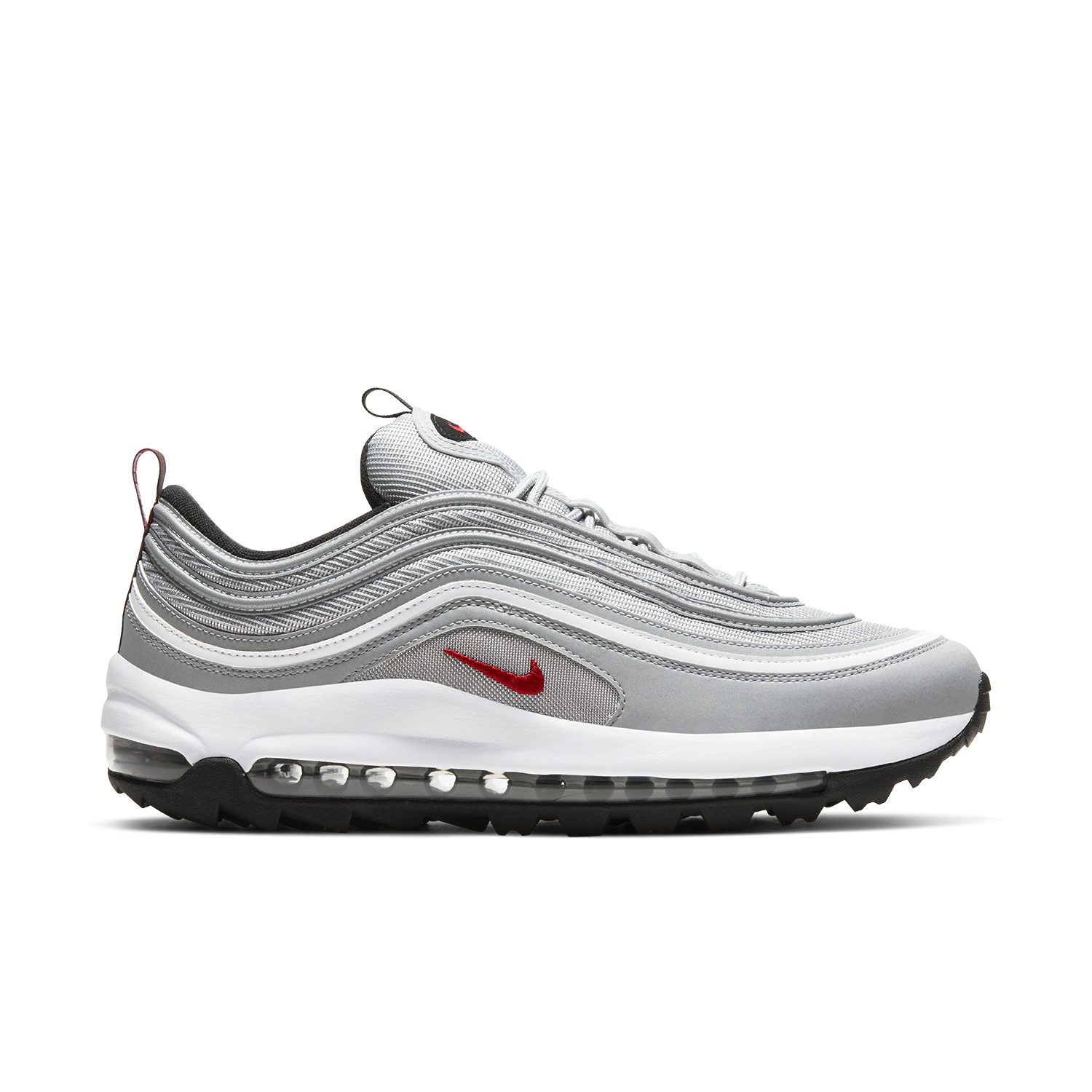 nike air max 97 trainers in silver