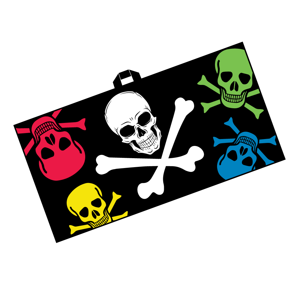 Cmc Golf Color Skull Crossbone Microfiber Player S Towel Pga Tour Superstore