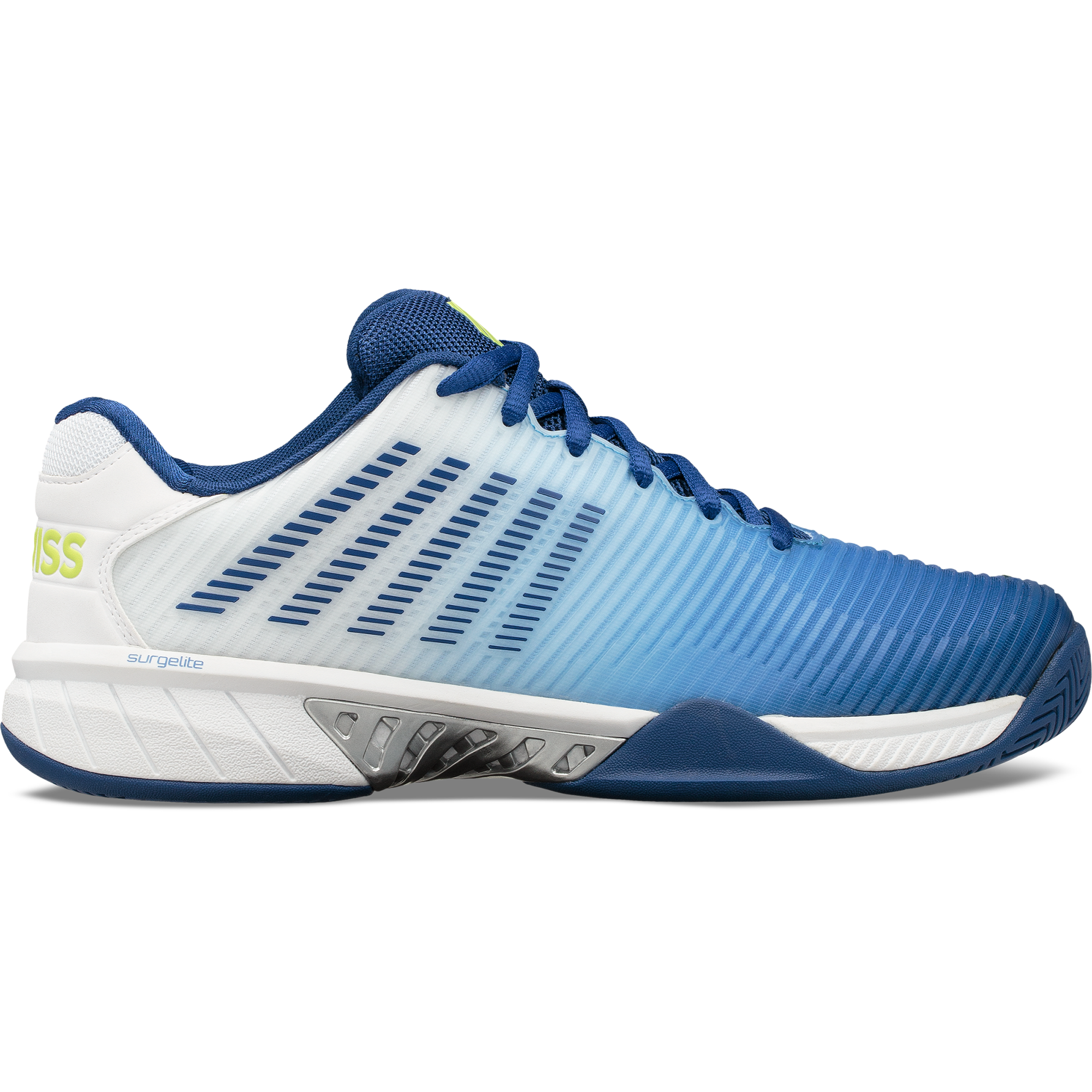 k swiss blue and white
