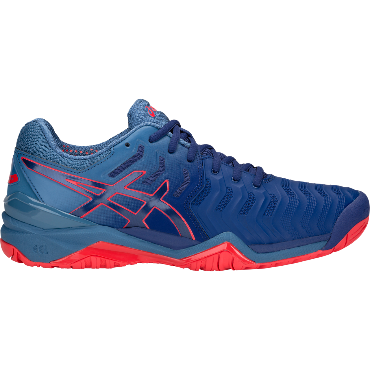 asics tennis shoes blue