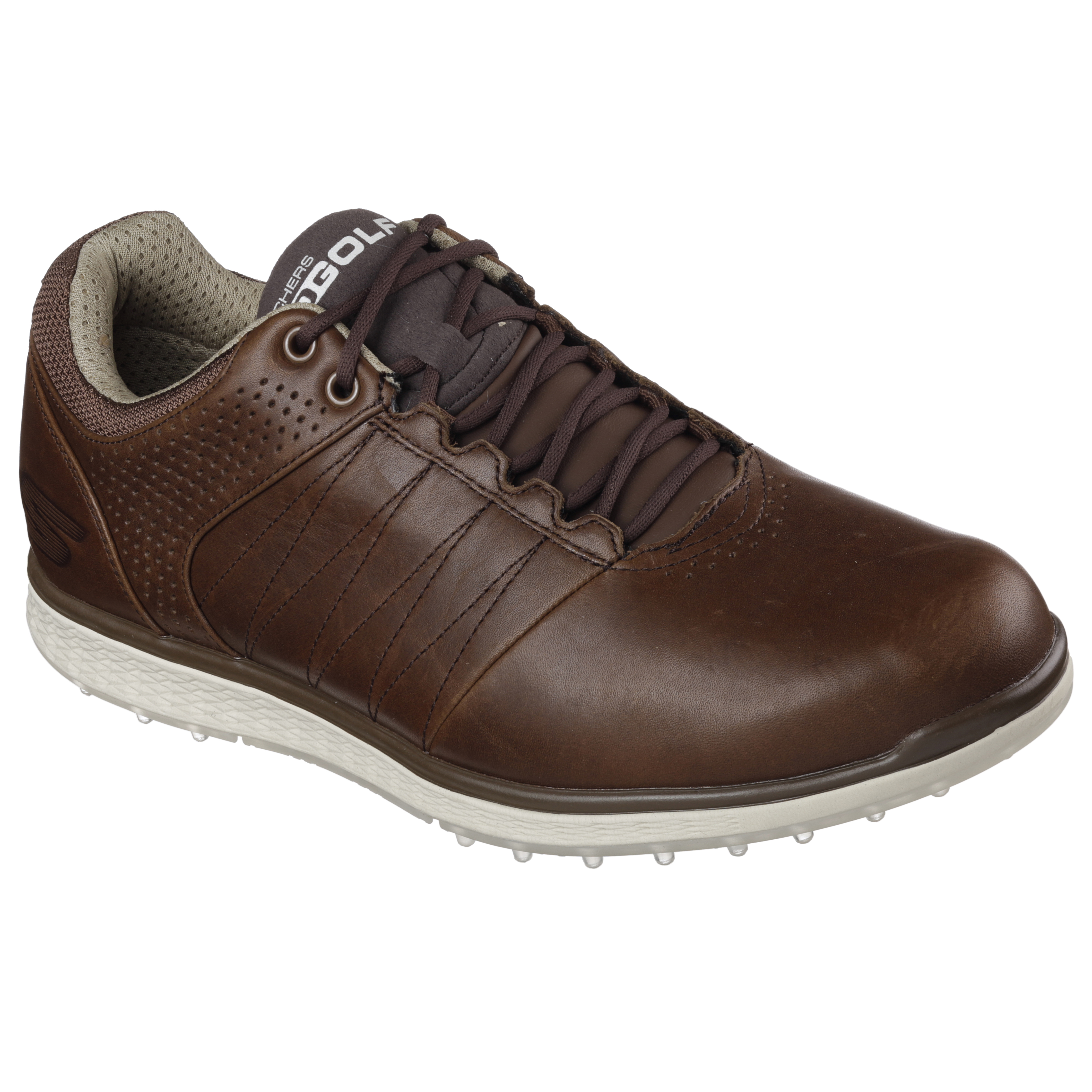 skechers brown golf shoes