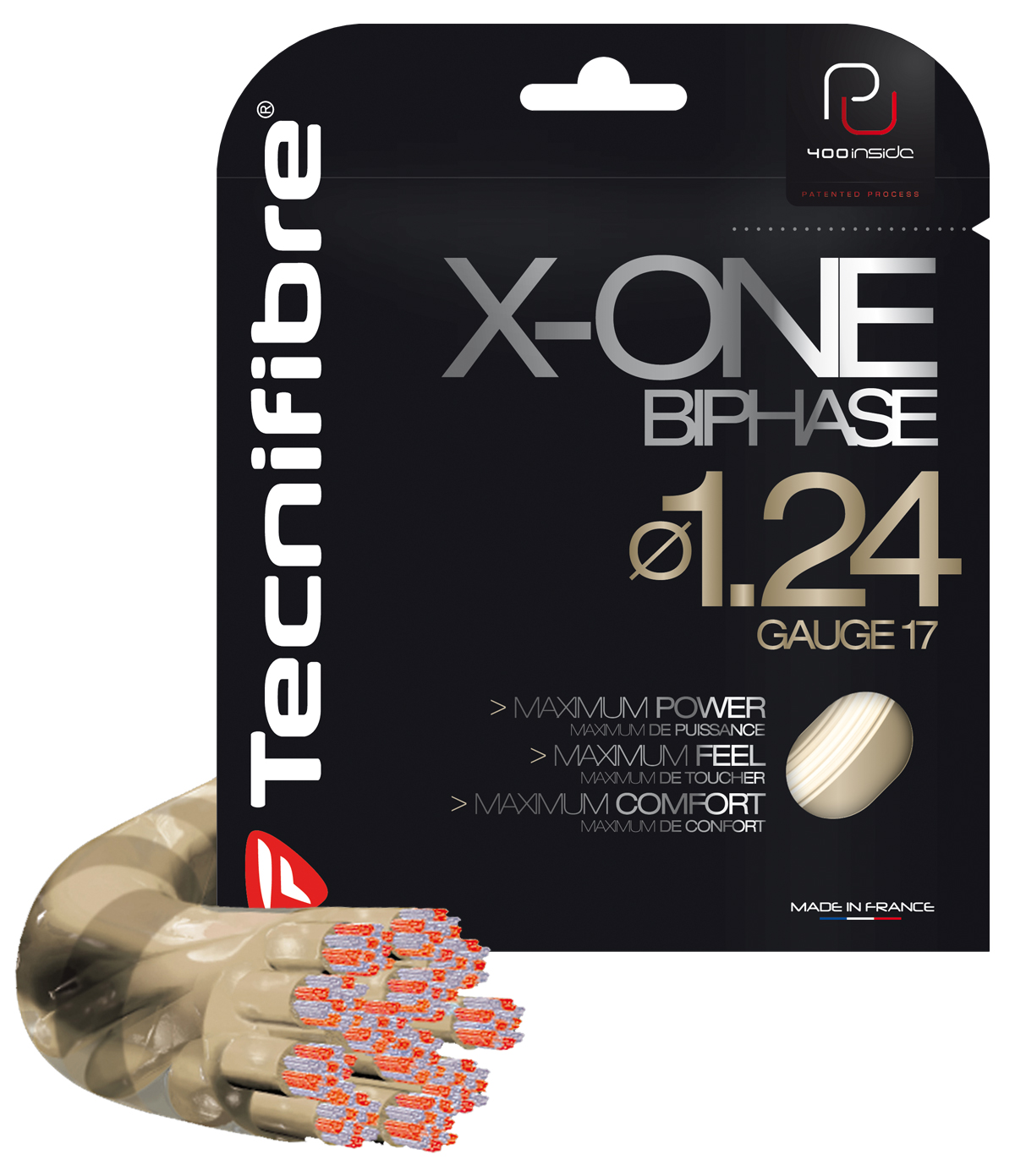 X-One Biphase Tennis String 1.24
