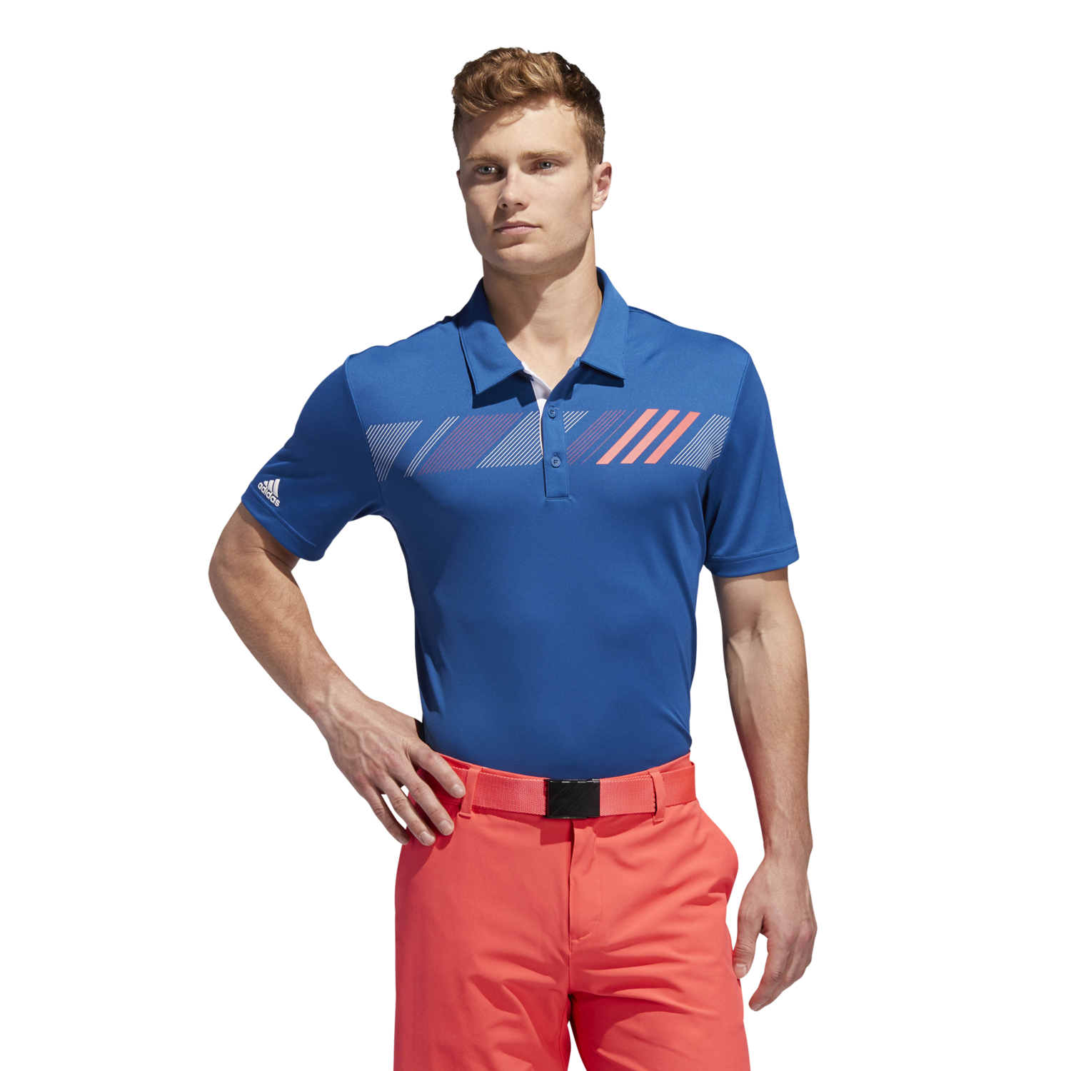 Adidas 360 print polo shirt clearance