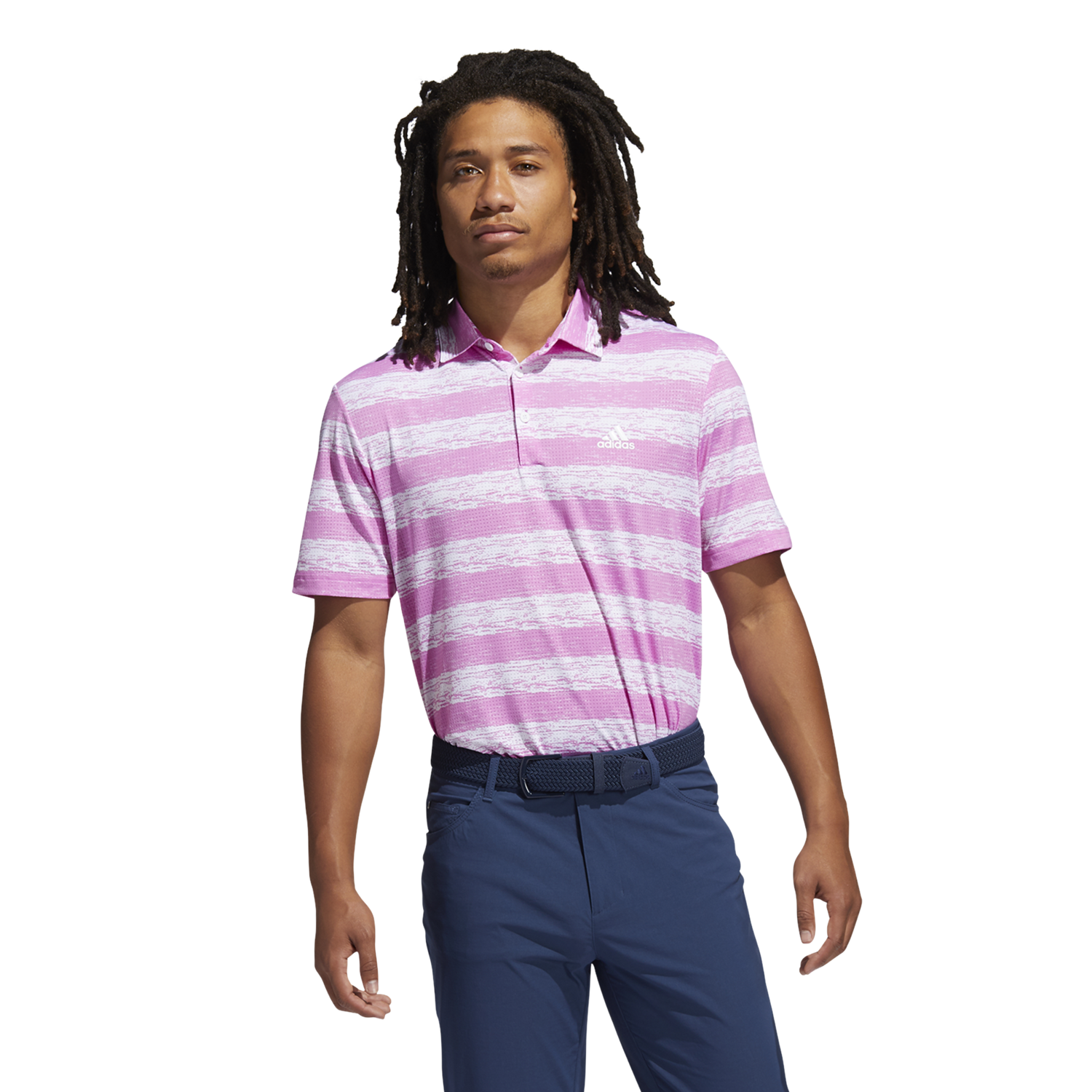 adidas Painted Stripe Polo Shirt | TOUR