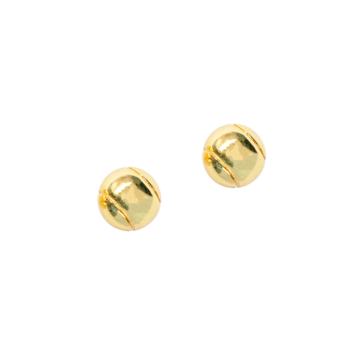 Tennis top ball earrings