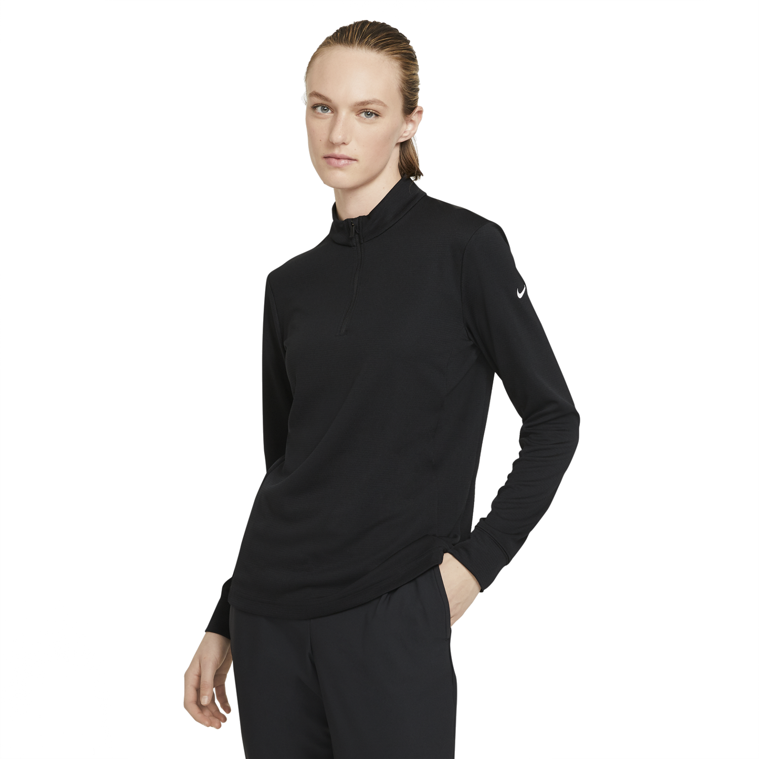 Nike dri fit half zip pullover women's top