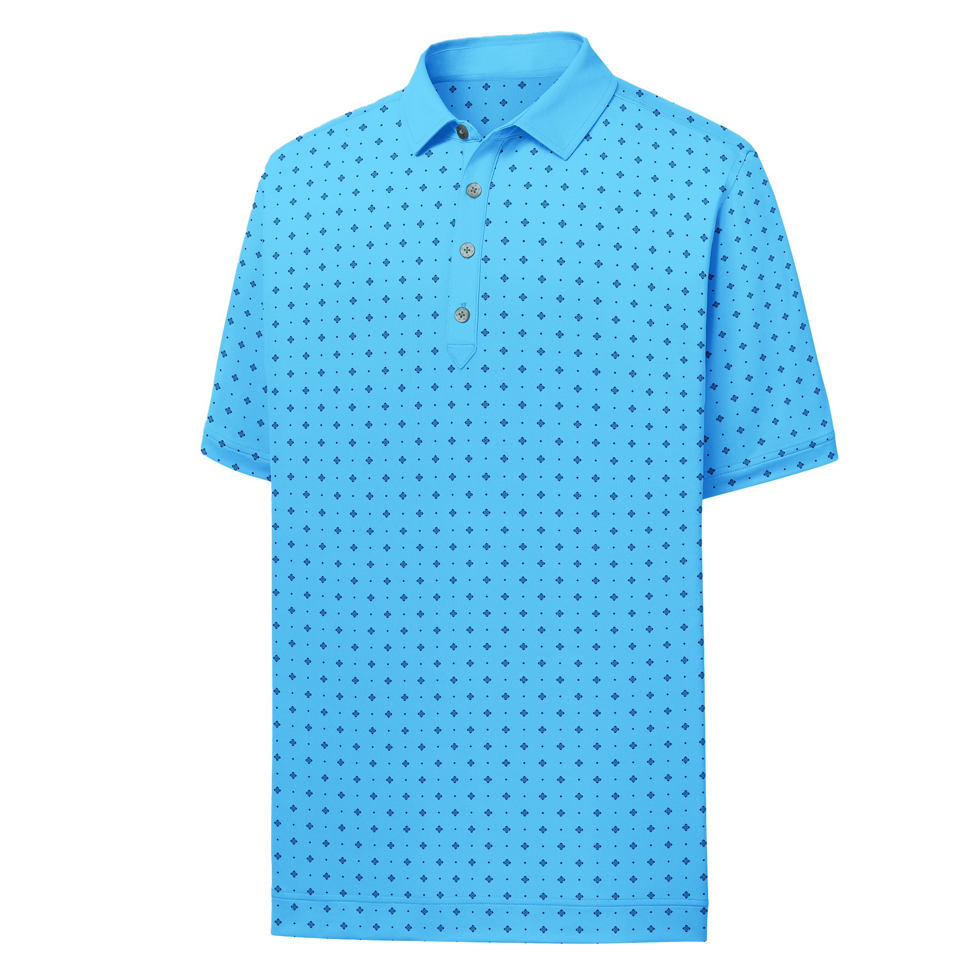 Pro Dry Athletic Fit Print Polo
