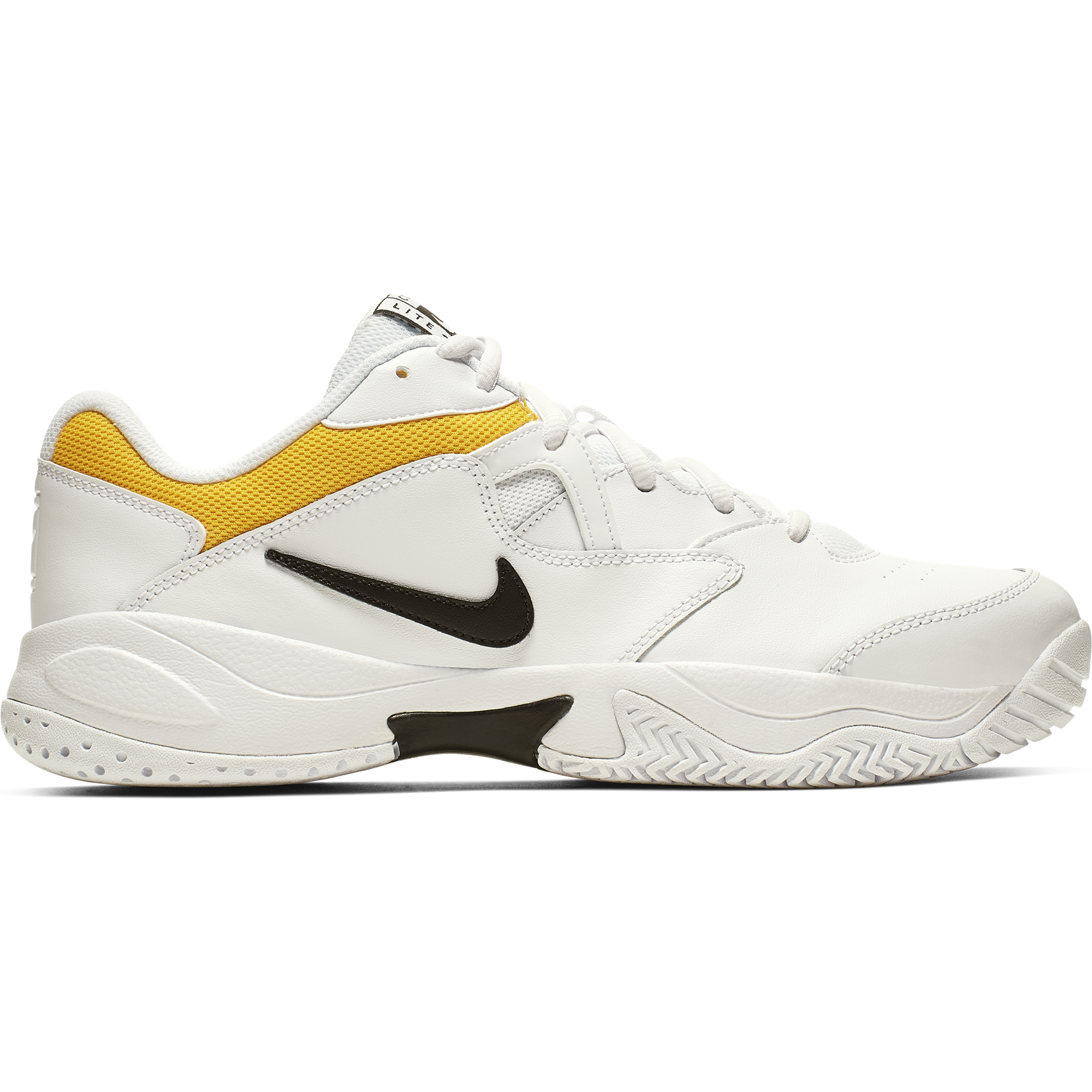 Electrizar adherirse Siempre Nike NikeCourt Lite 2 Men's Hard Court Tennis Shoe - White/Gold | PGA TOUR  Superstore
