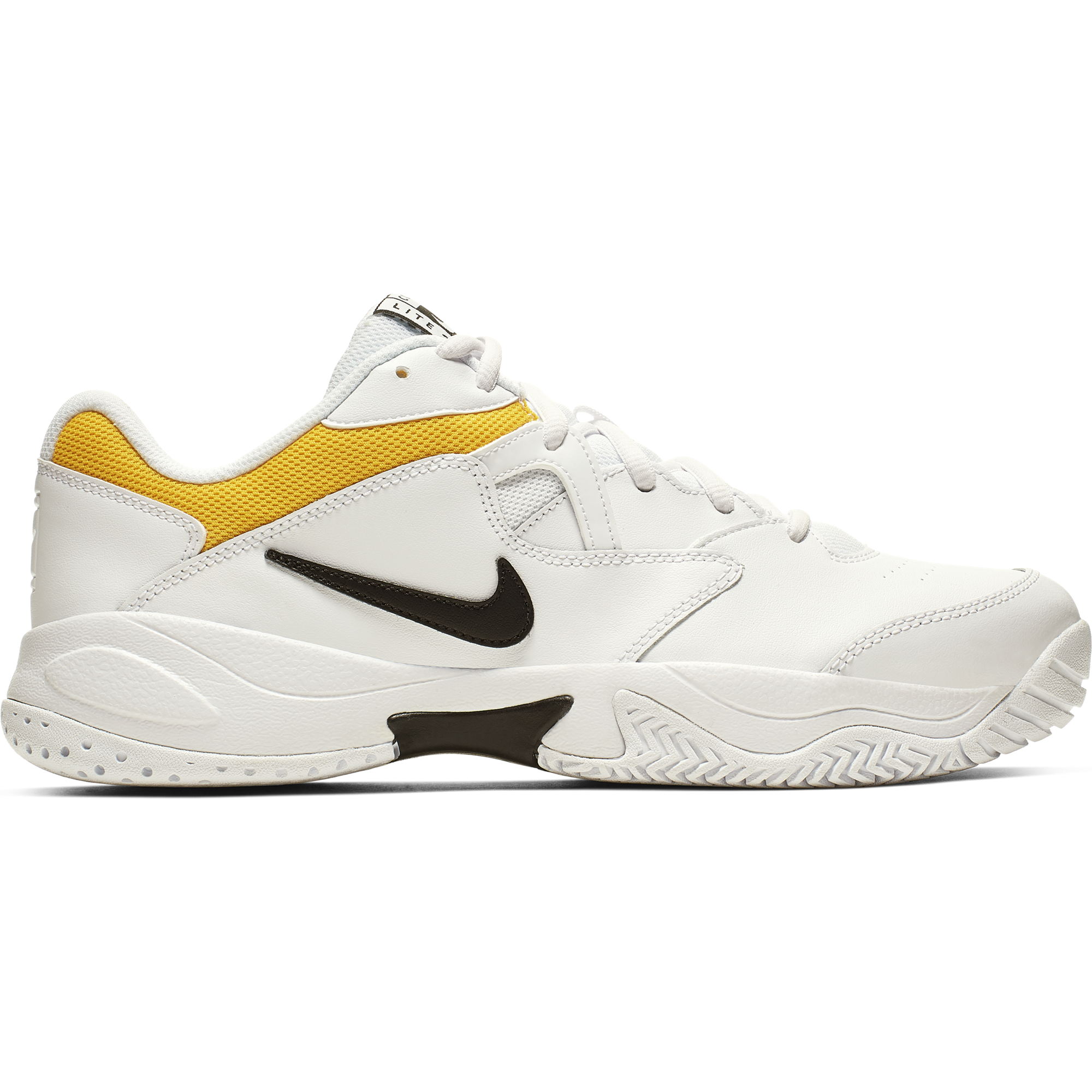 Electrizar adherirse Siempre Nike NikeCourt Lite 2 Men's Hard Court Tennis Shoe - White/Gold | PGA TOUR  Superstore