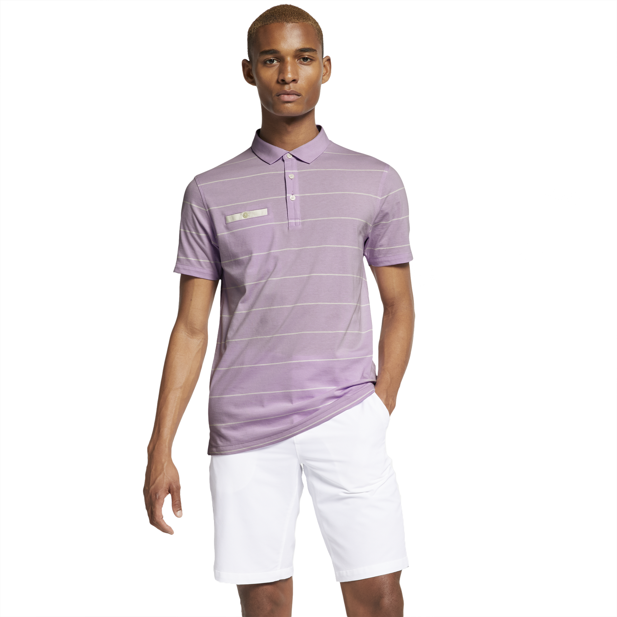nike lilac golf shirt