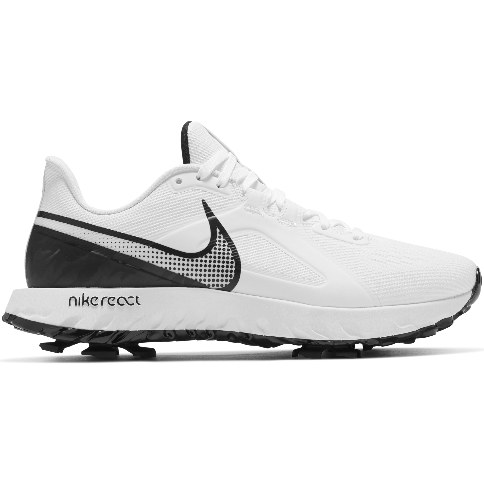 Nike React Infinity Pro Men's Golf Shoe - White/Black | PGA TOUR 