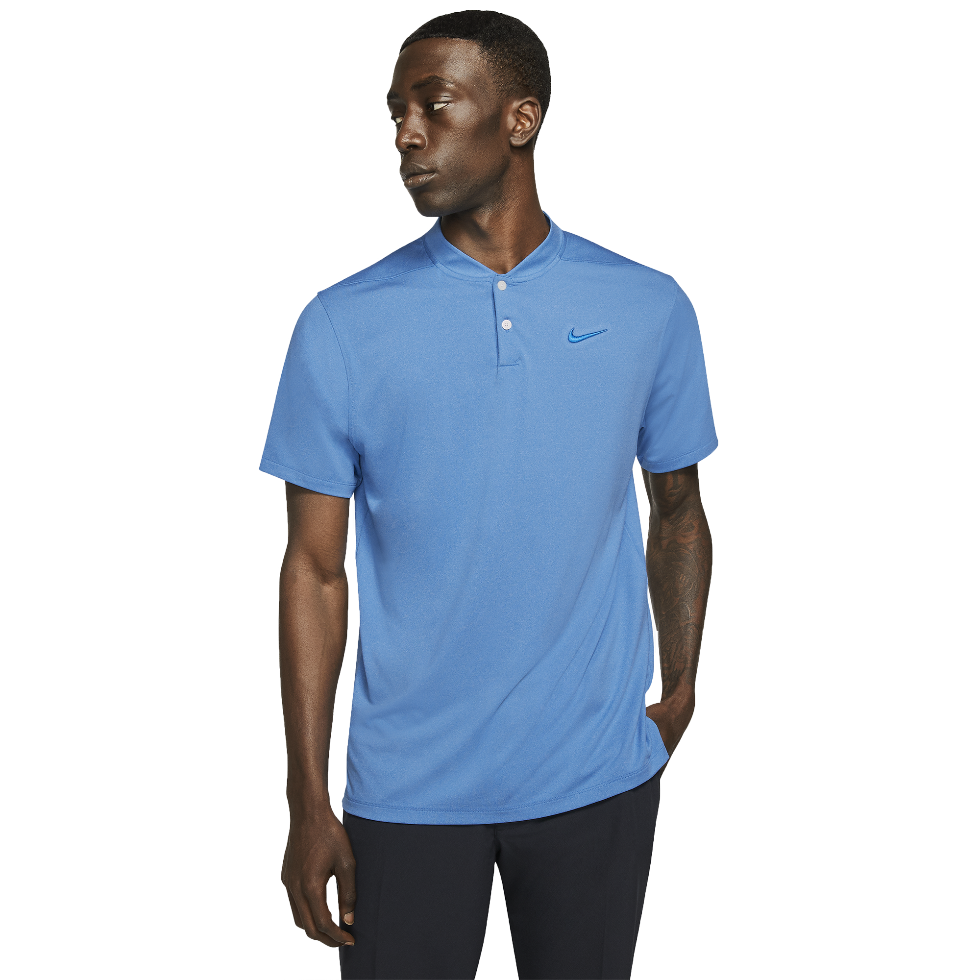 S-2XL Miami Heat Nike Dri-Fit Men's Polyester #42V Polo Shirt
