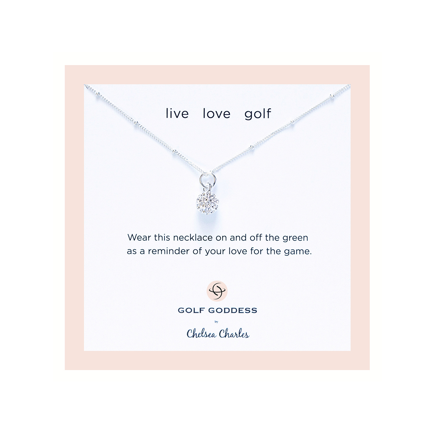 køber Kvæle barmhjertighed Chelsea Charles CC Sport Silver Golf Ball Charm Necklace for Little Girls &  Tweens | PGA TOUR Superstore