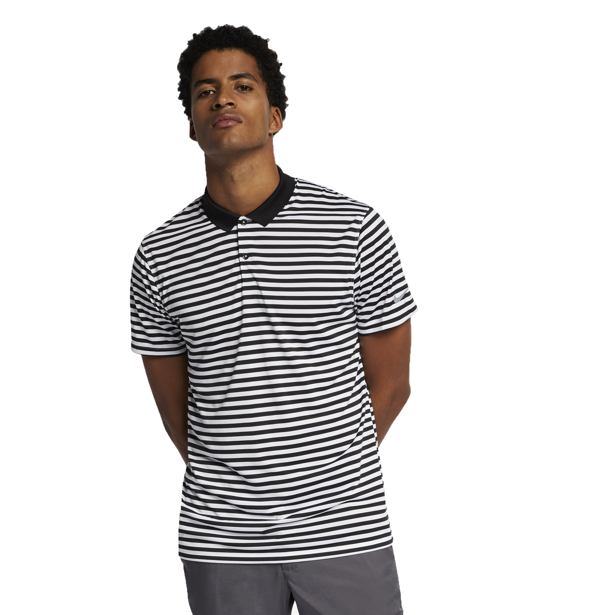 nike men's dry victory stripe polo golf shirt