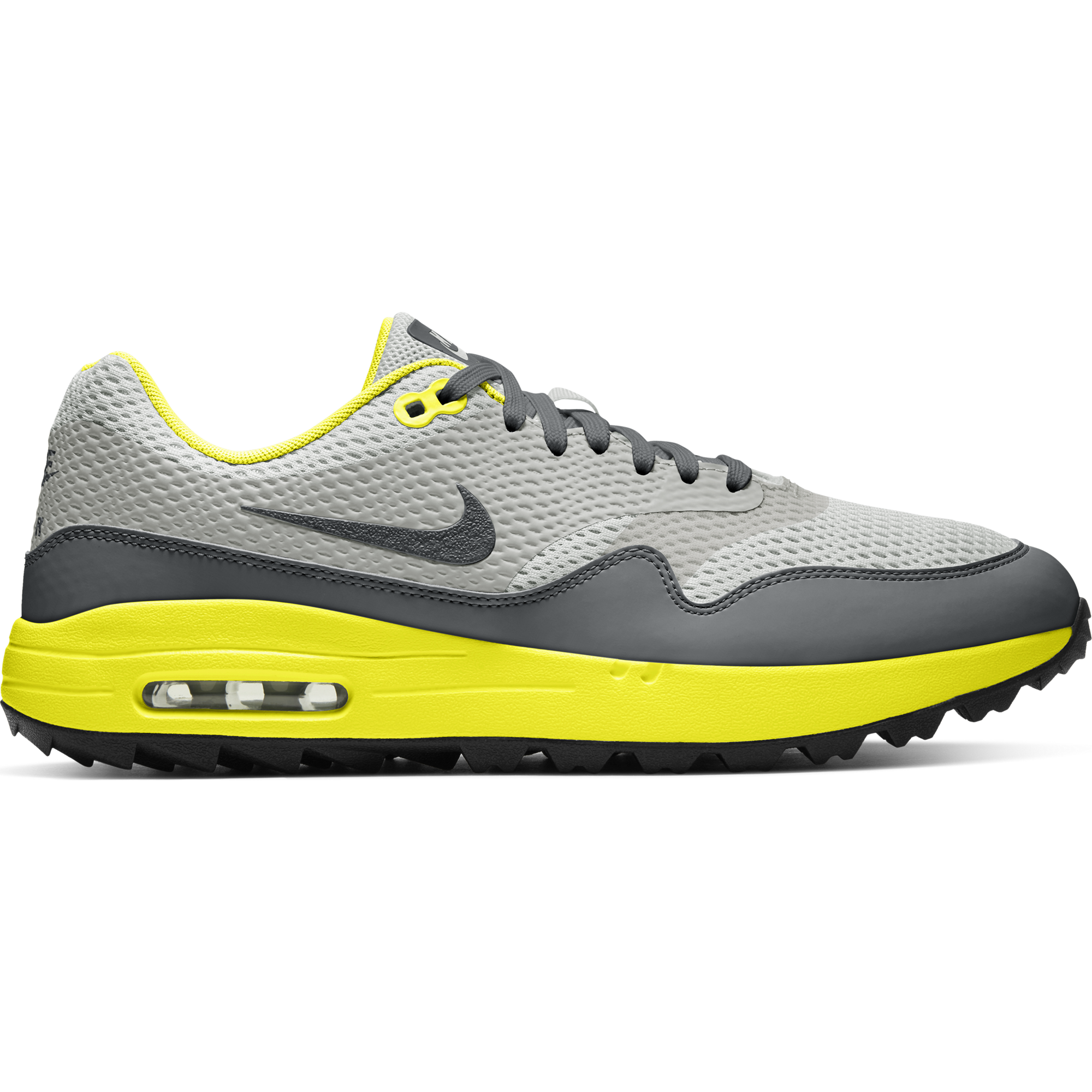 Nike Air Max 1 G Men's Golf Shoe - Grey/Yellow | PGA TOUR Superstore
