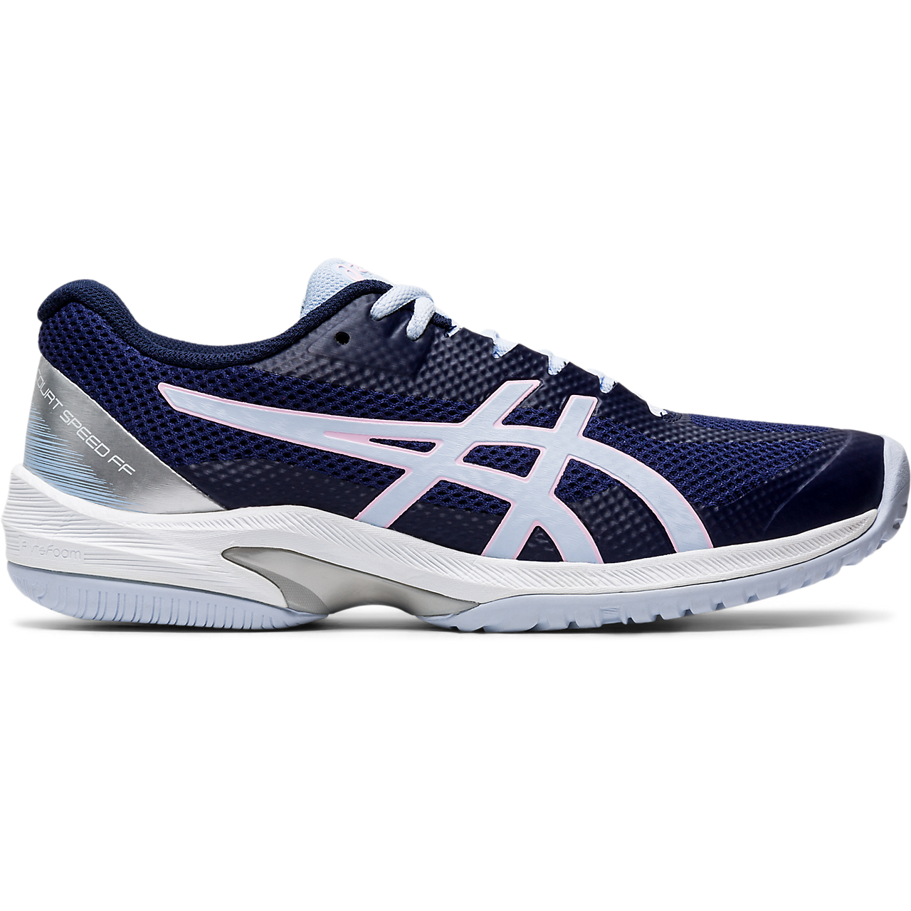 asics shoes navy blue