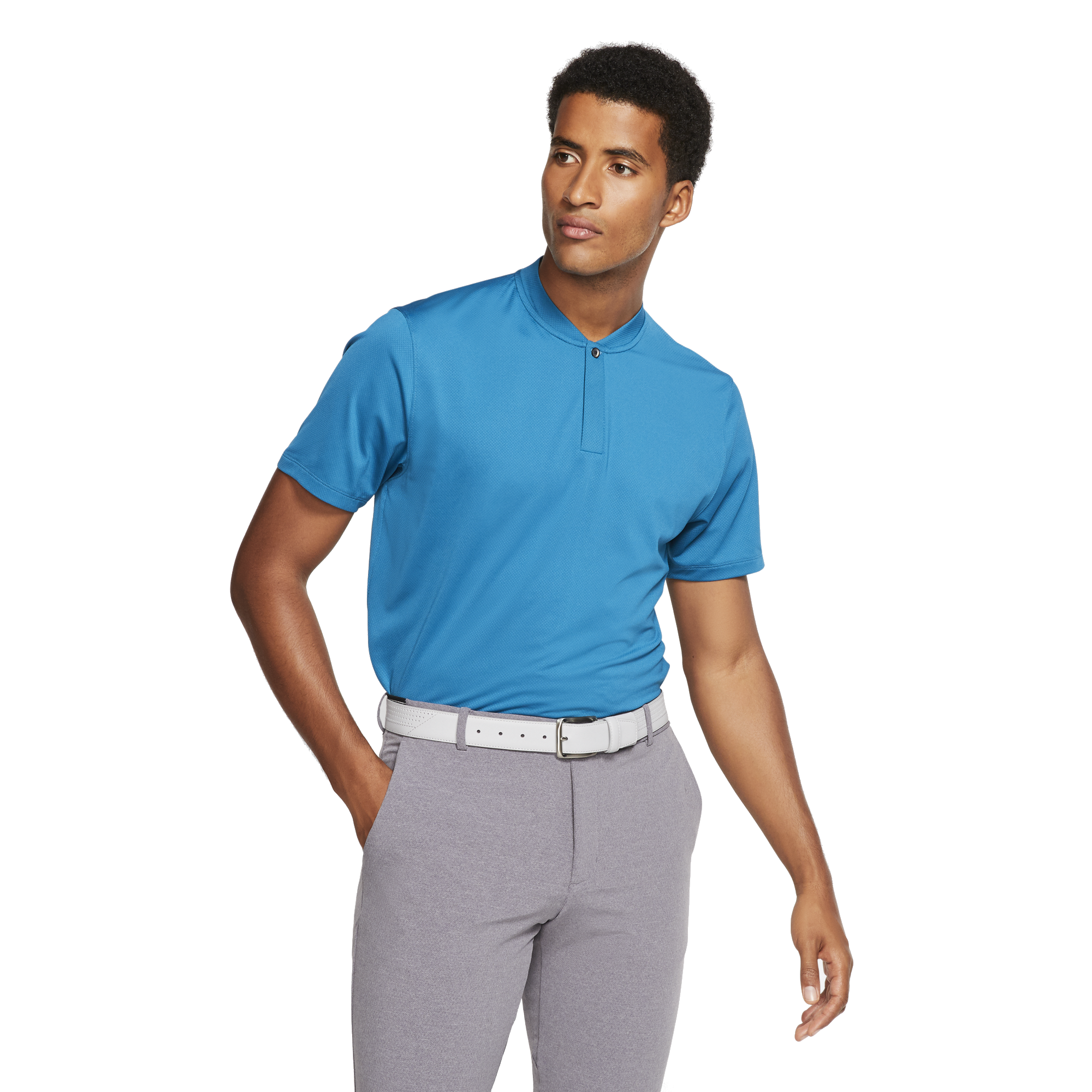 Nike collarless online golf shirts amazon