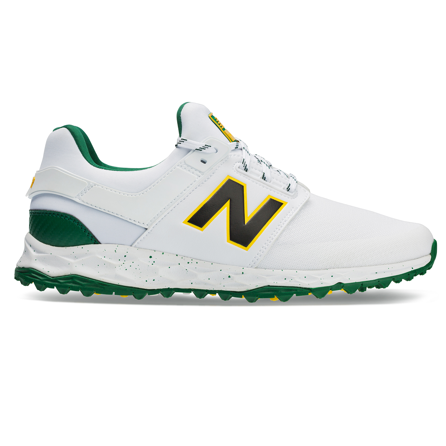 Balance Fresh Foam LinksSL Edition Men's Golf Shoe - White/Green | PGA TOUR Superstore