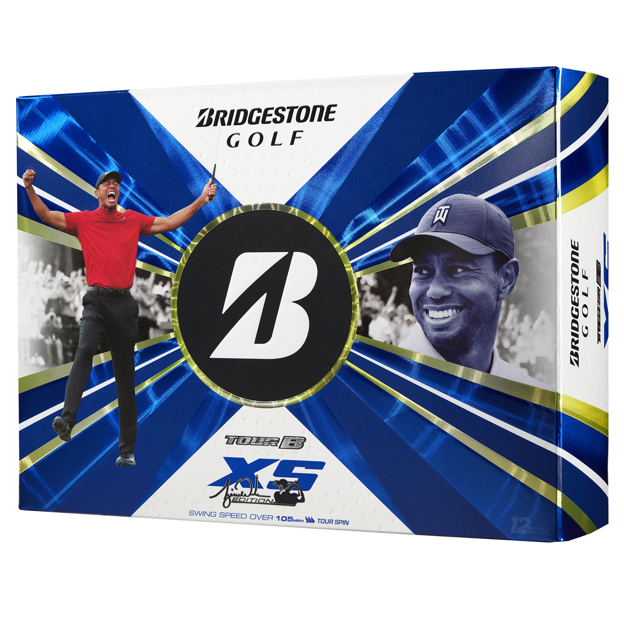 Bridgestone Tour B XS Tiger Woods Edition Golf Balls | PGA TOUR Superstore