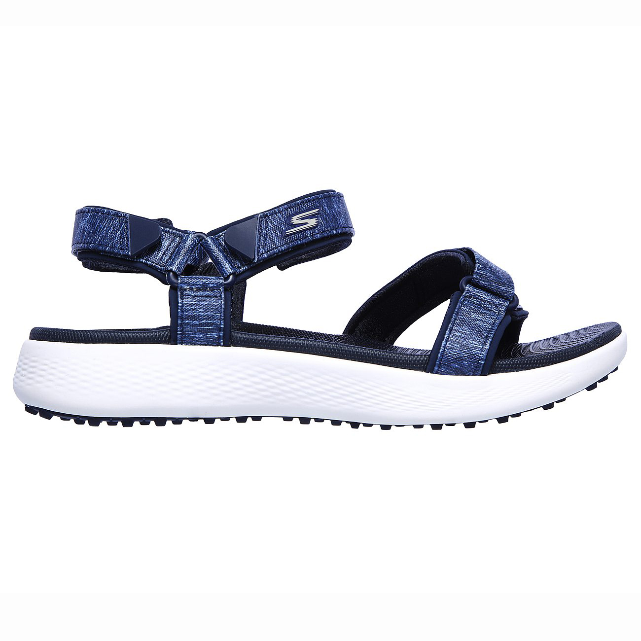 skechers silver sandals