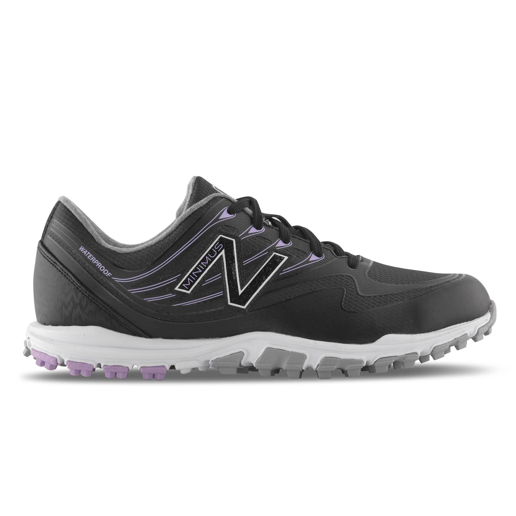 ladies black waterproof golf shoes