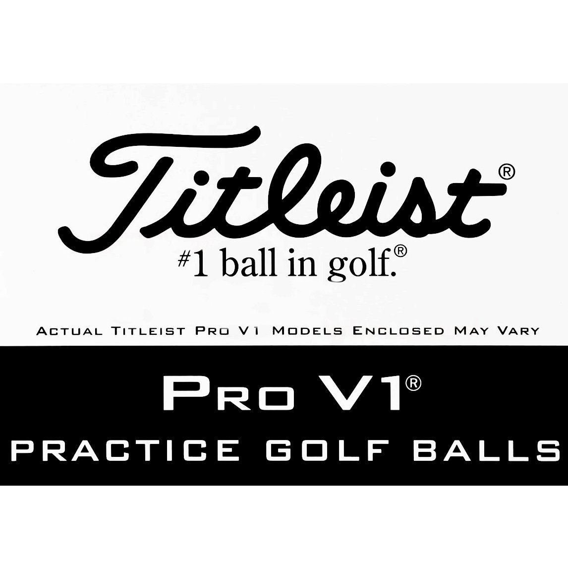 titleist pro v1 practice balls