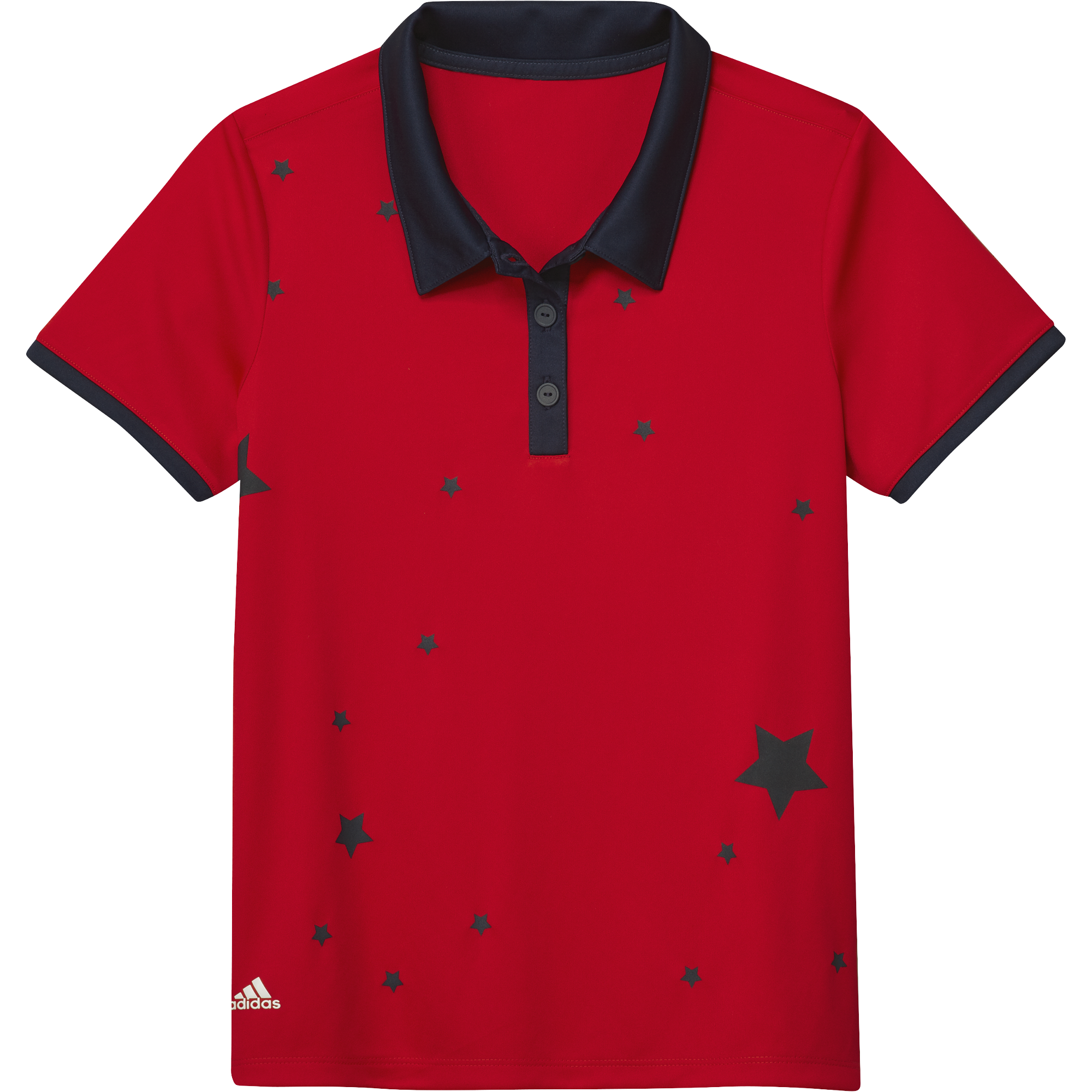Adidas Girls Short Sleeve Start Printed Polo Shirt Pga Tour Superstore