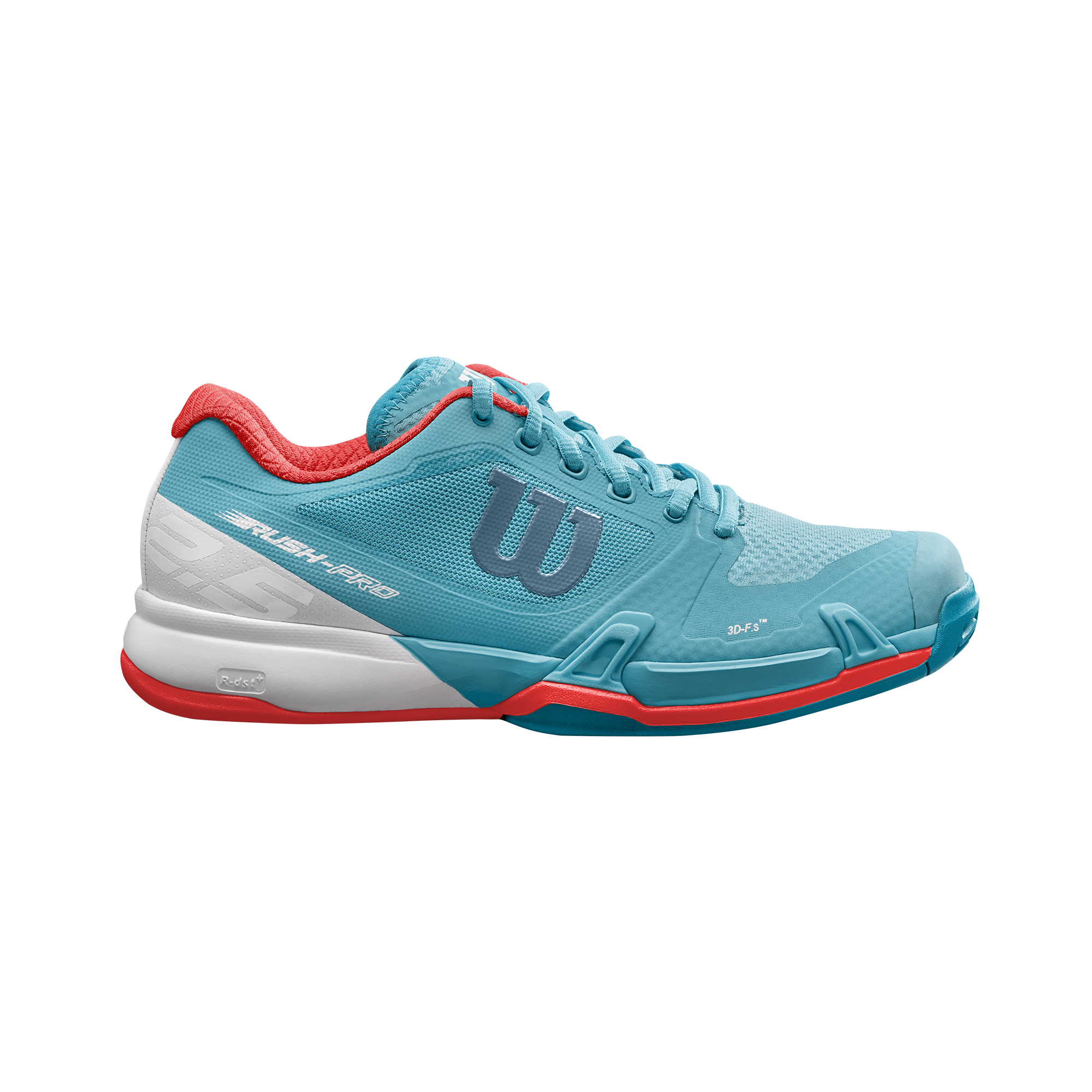 white/blue WILSON RUSH PRO womens tennis shoes sneakers Reg $130 