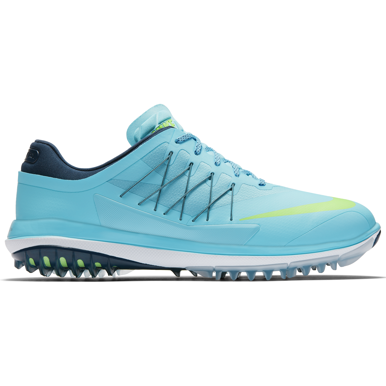 nike lunarlon golf shoes blue