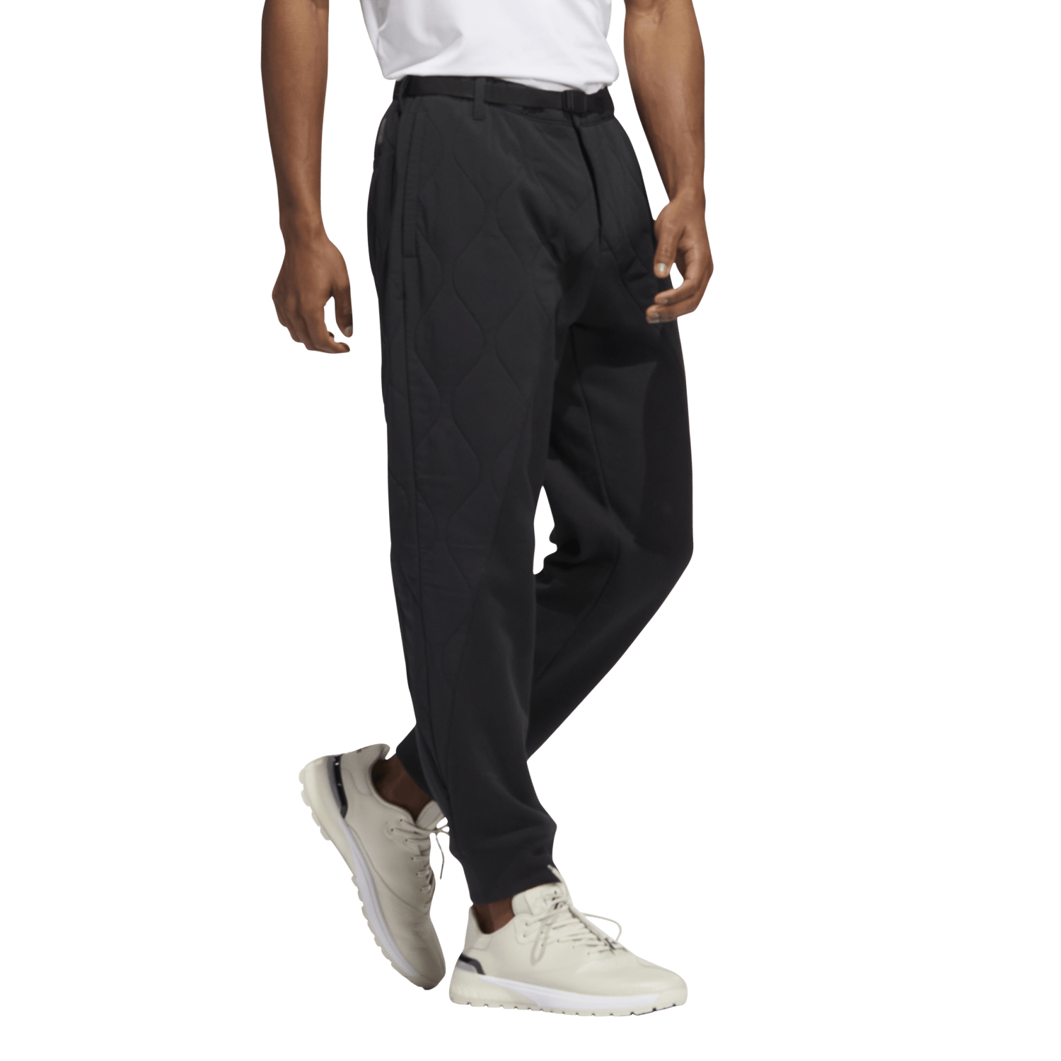 Adicross Quilted Golf Jogger Pants, Black by adidas