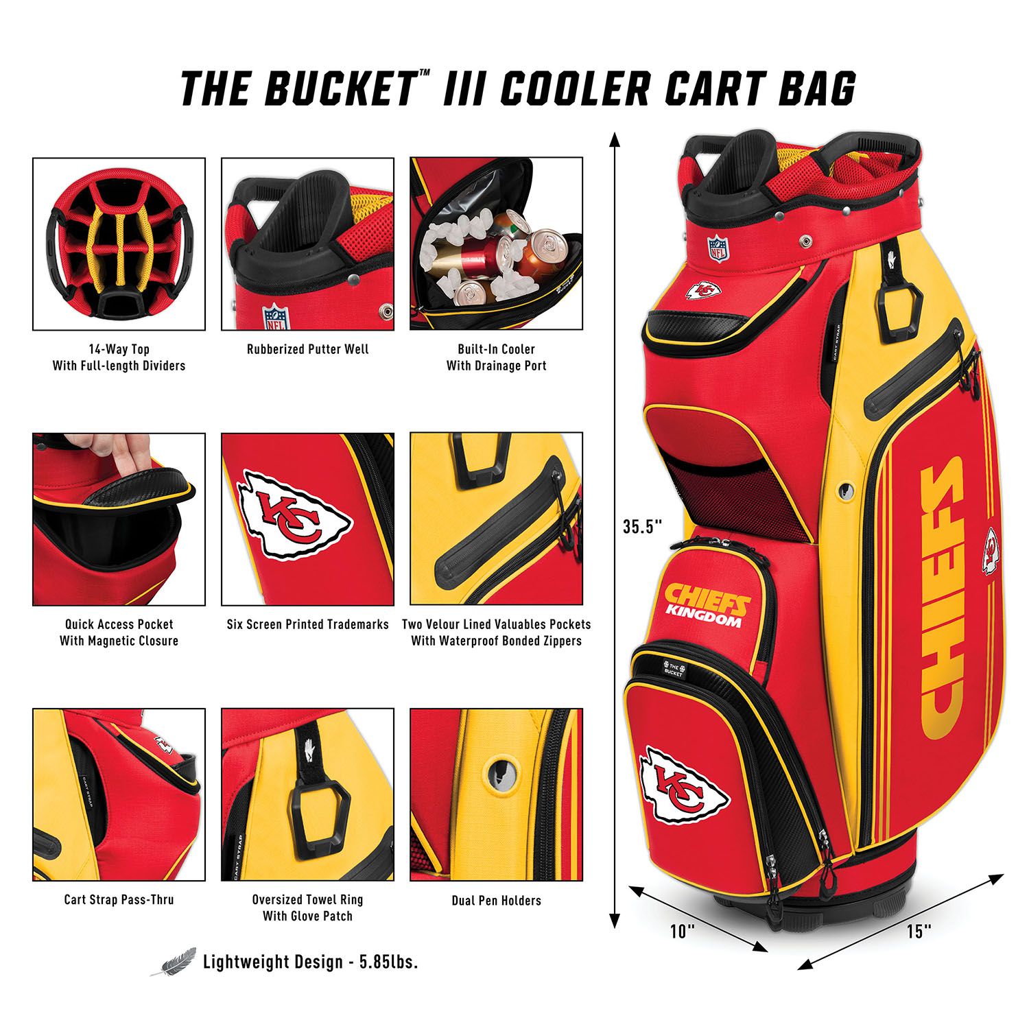 Dallas cowboys cart bag sales
