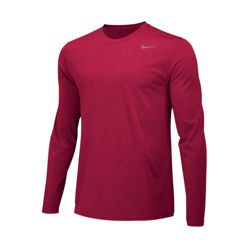 nike team legend long sleeve crew