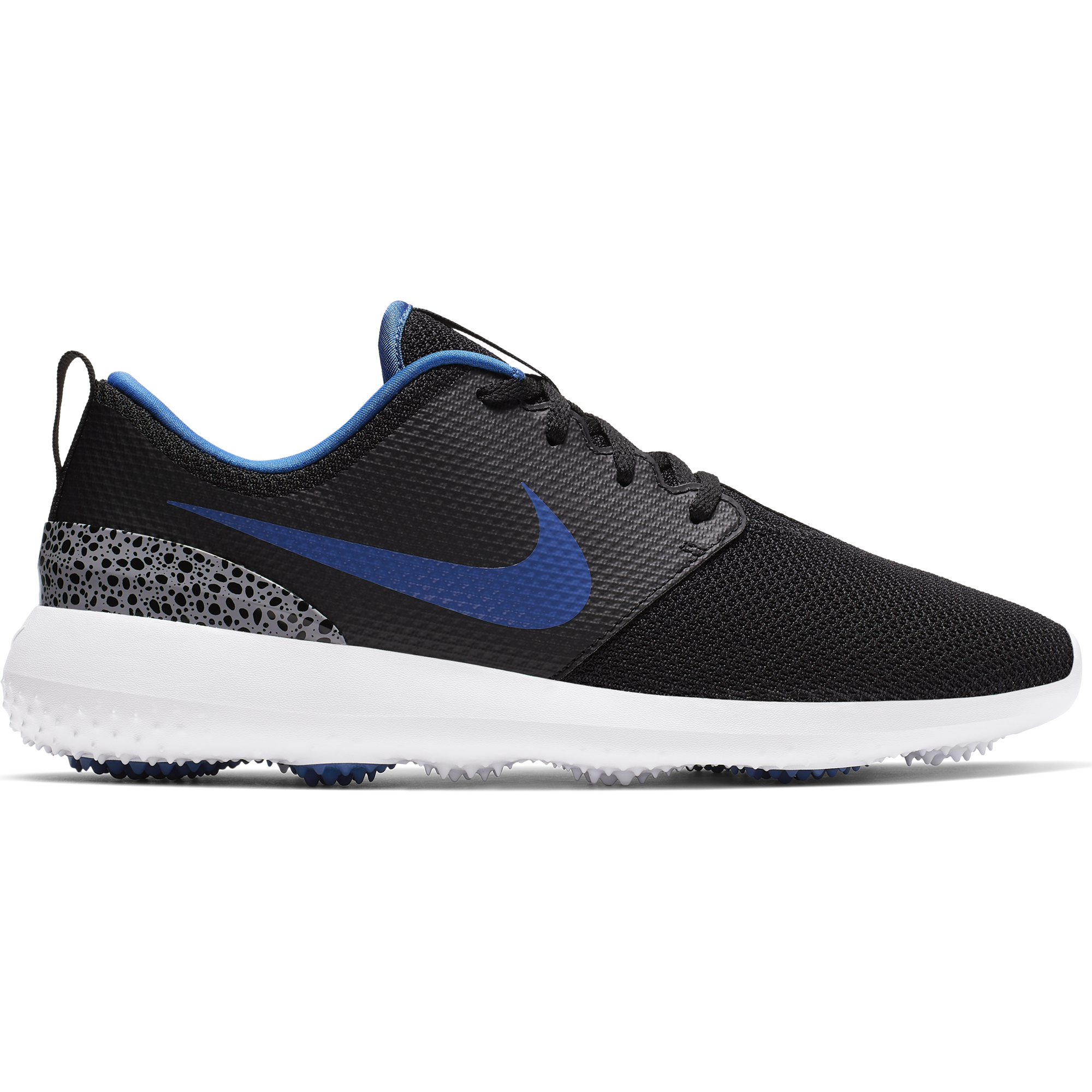 nike roshe run black and blue