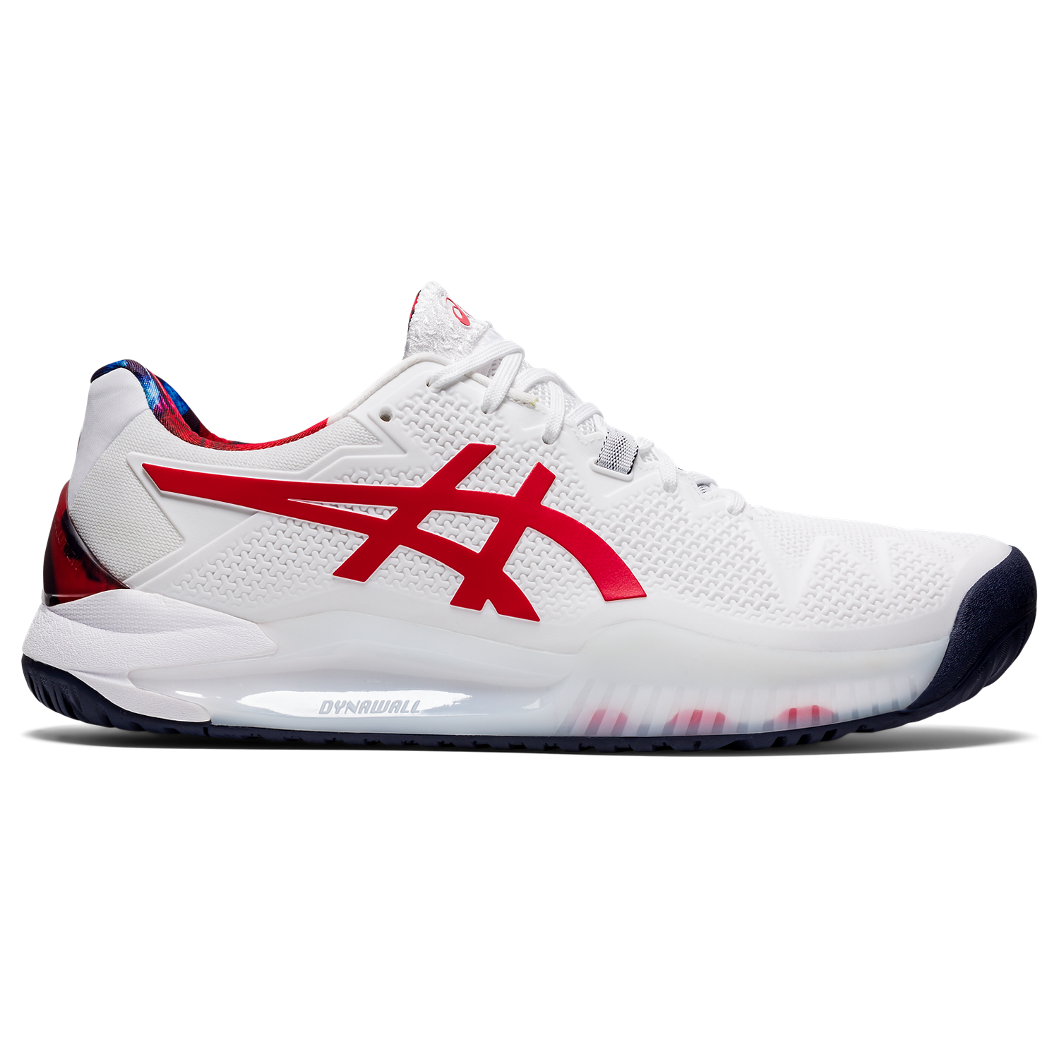 Asics Gel Resolution 9 L.E. Men s Tennis Shoe White Red PGA