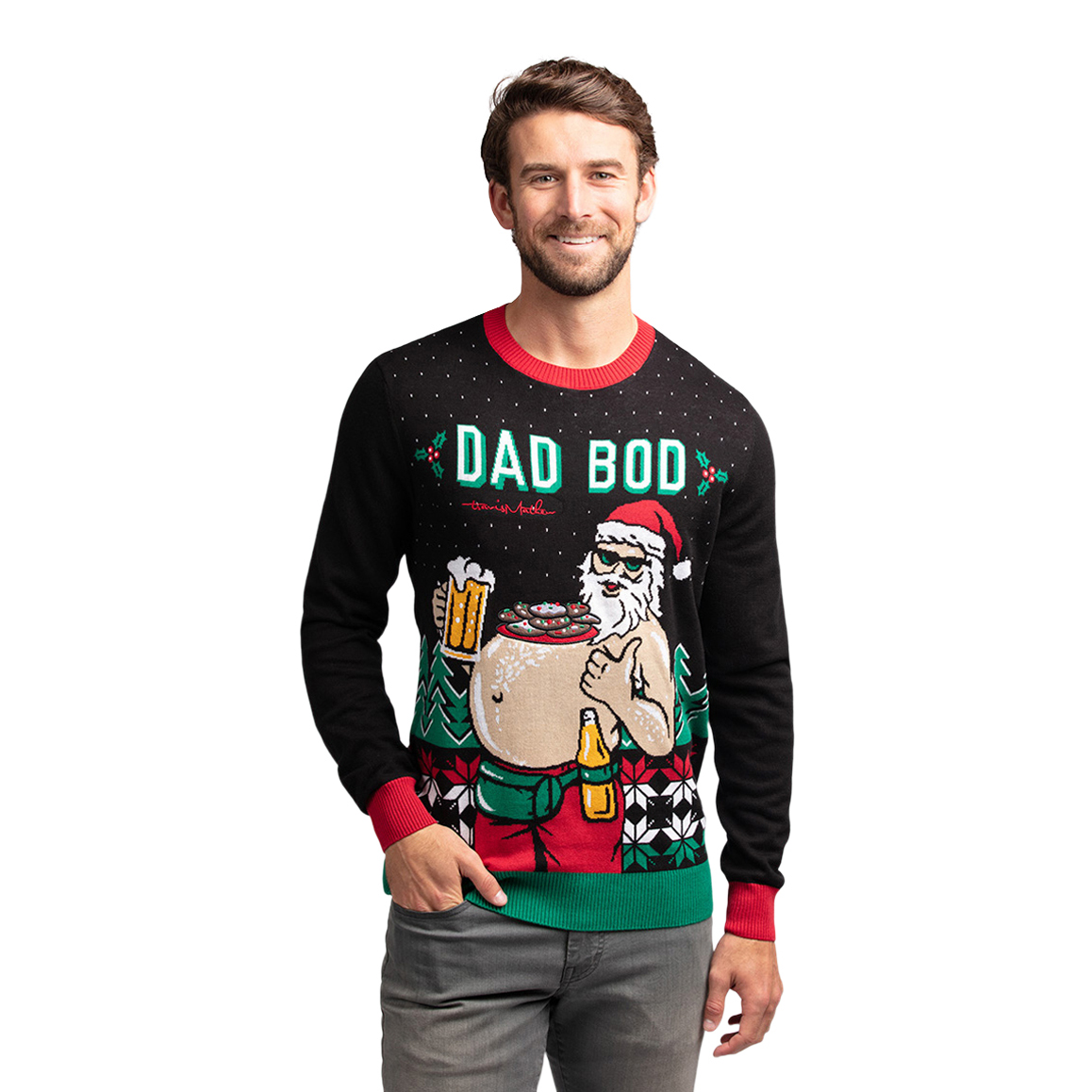 Dad bod christmas sweater clearance