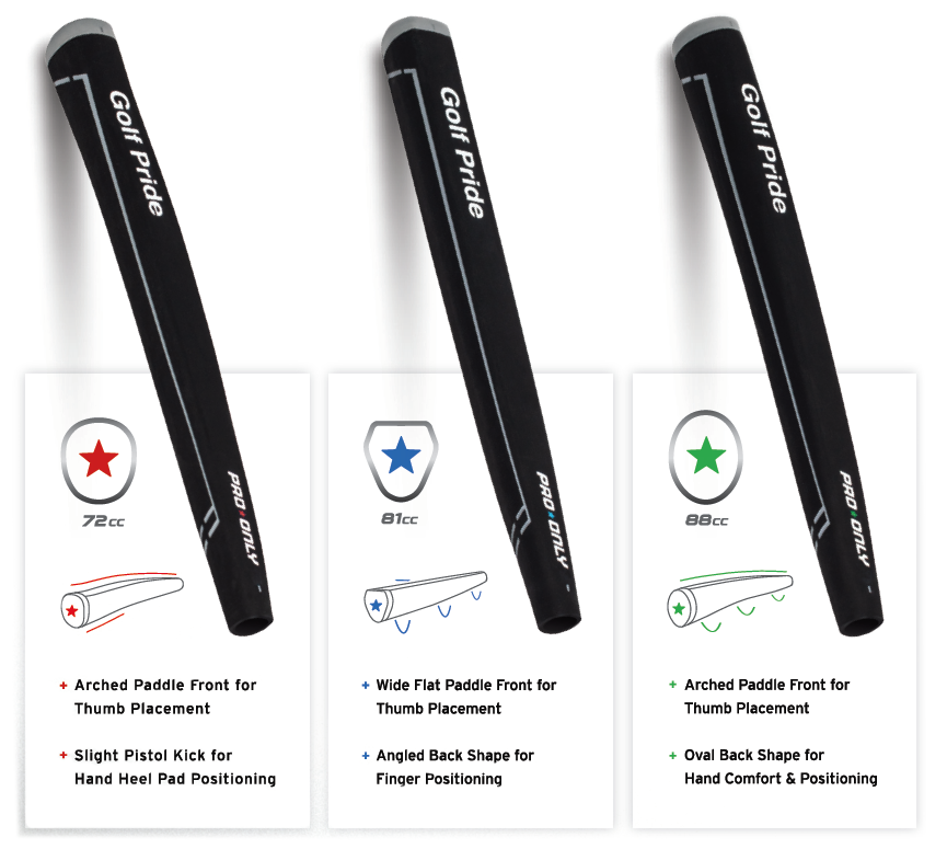 Golf Pride Pro Only Putter Grip Tech Specs