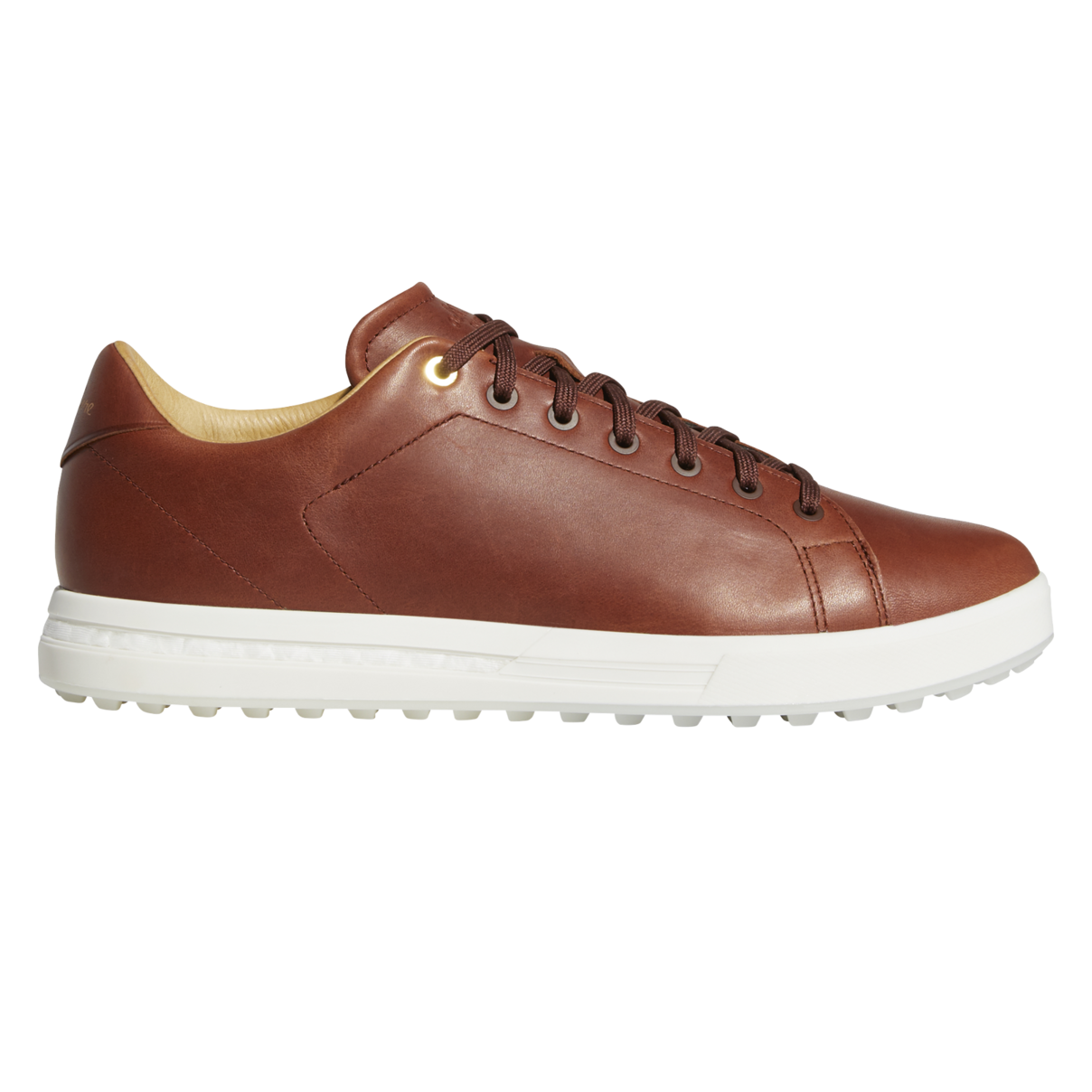 brown adidas golf shoes