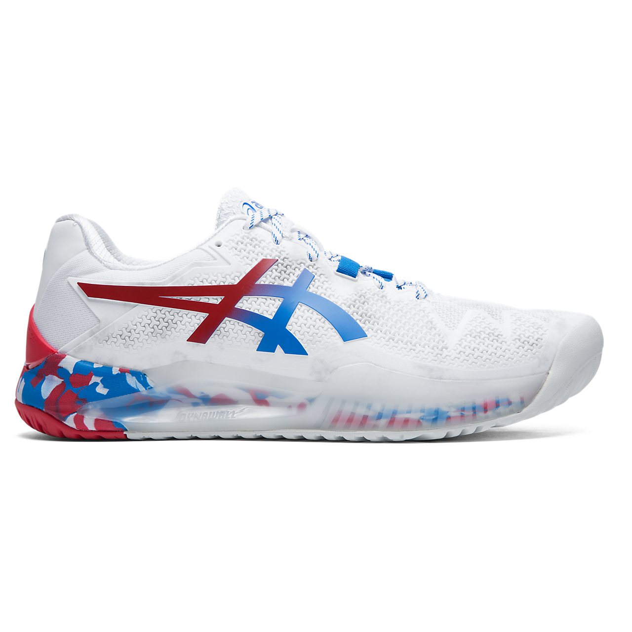 Asics Gel Resolution 8 Le Tokyo Men S Tennis Shoes White Red Pga Tour Superstore Asics Gel Resolution 8 Le Tokyo Men S Tennis Shoes White Red Pga Tour Superstore