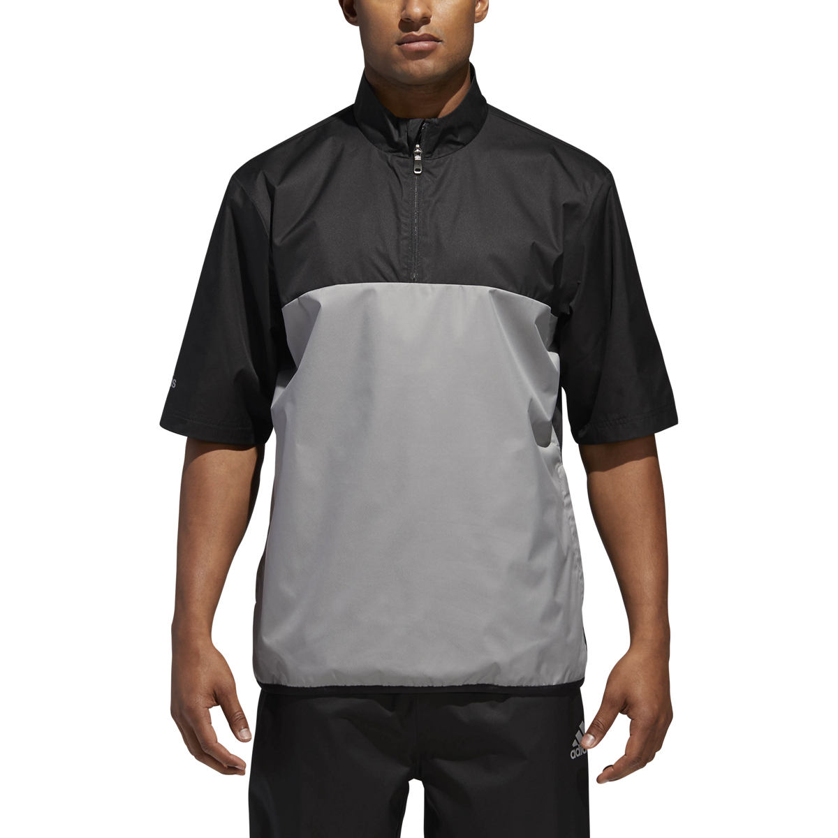 adidas short sleeve pullover jacket