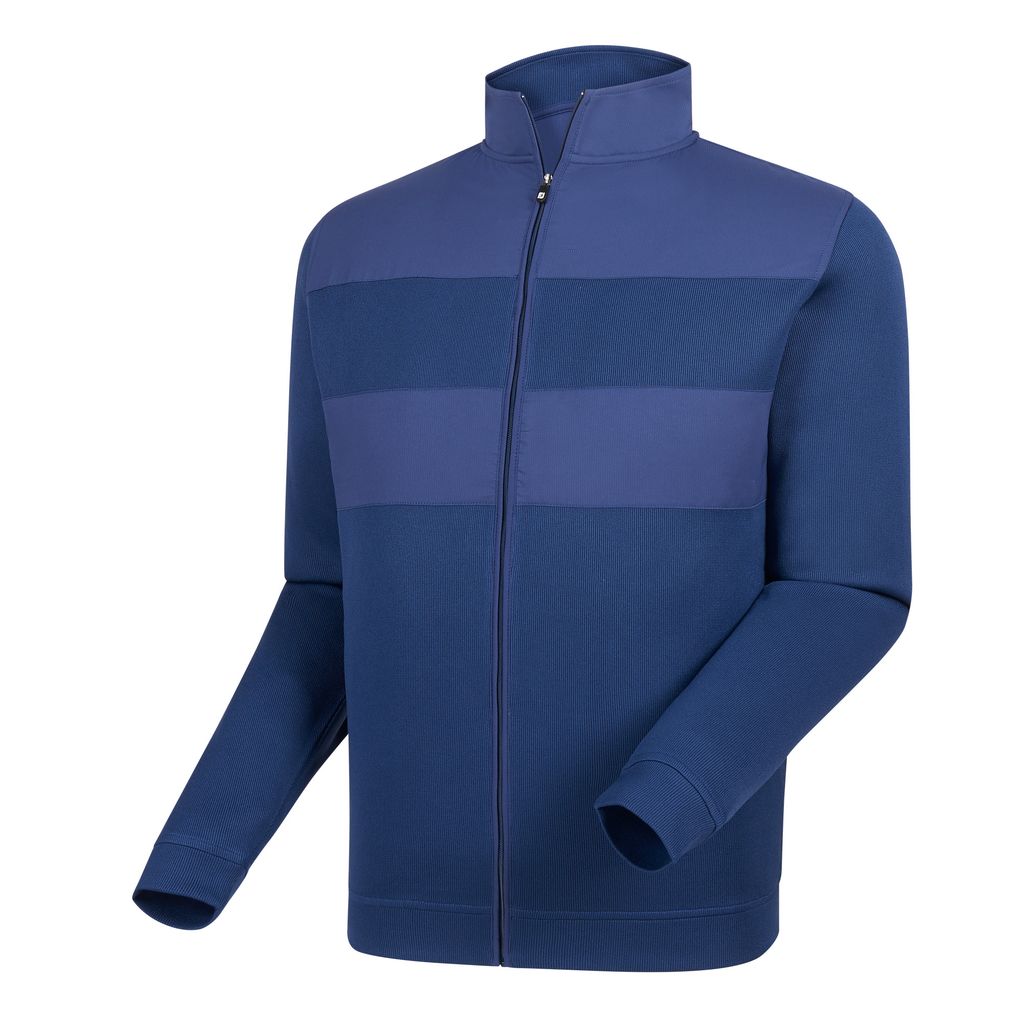 Footjoy Flat Back Rib Full Zip Mid Layer Pga Tour Superstore
