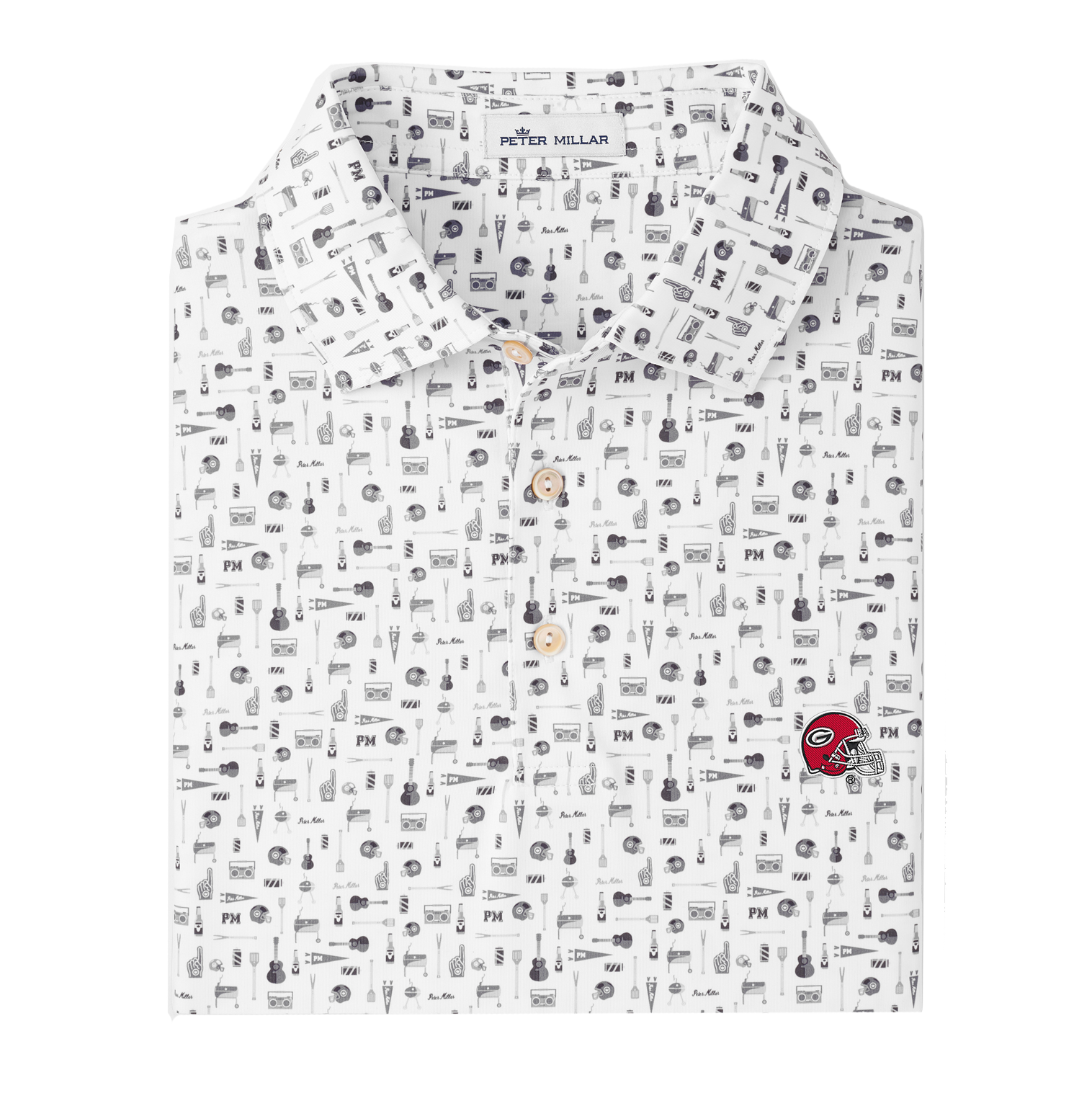 Peter Millar Georgia Landmark Tailgate Performance Polo | PGA TOUR  Superstore