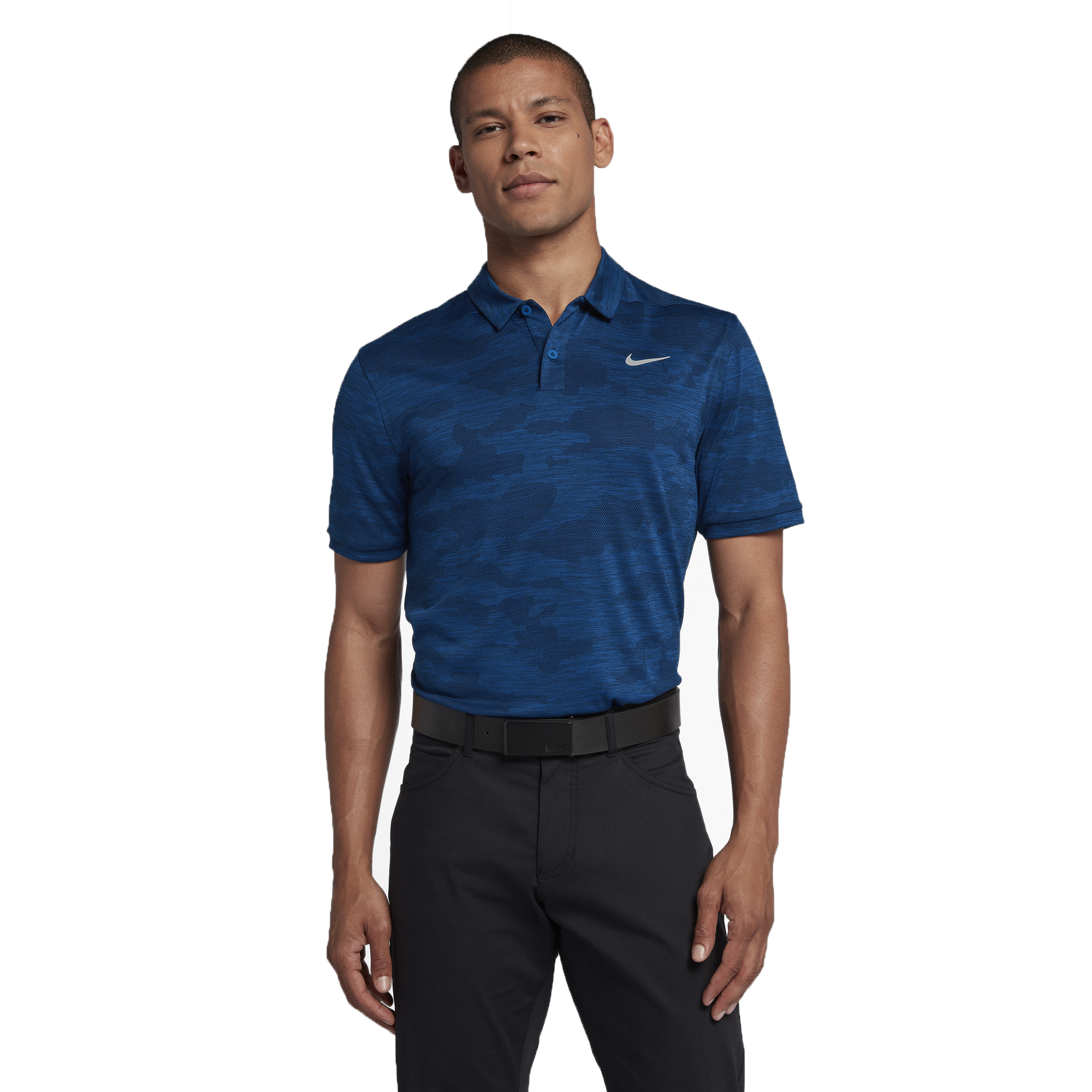 nike men's zonal cooling camo golf polo