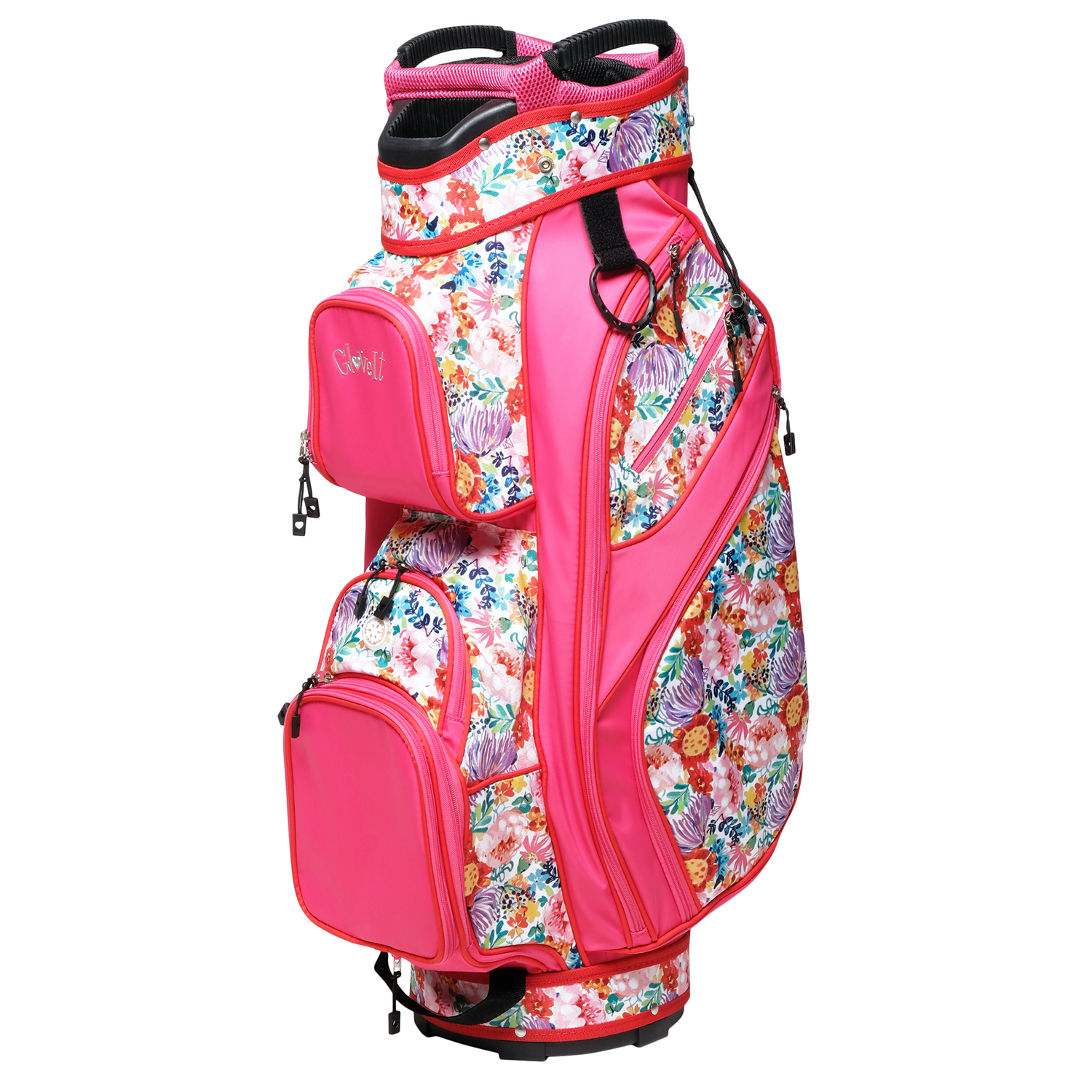 Lagoon Tropical FloralSaddle Heritage Sunday Golf Bag  Hickory Golf Store