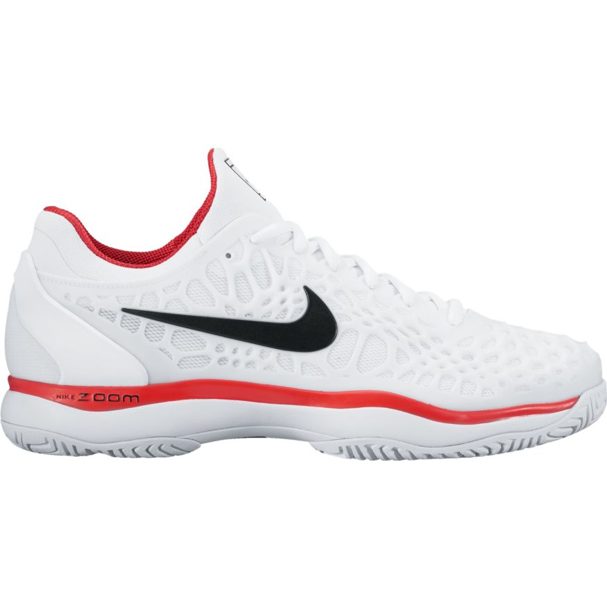 Nike Zoom Cage Men's Tennis - White/Black/Red | PGA TOUR Superstore