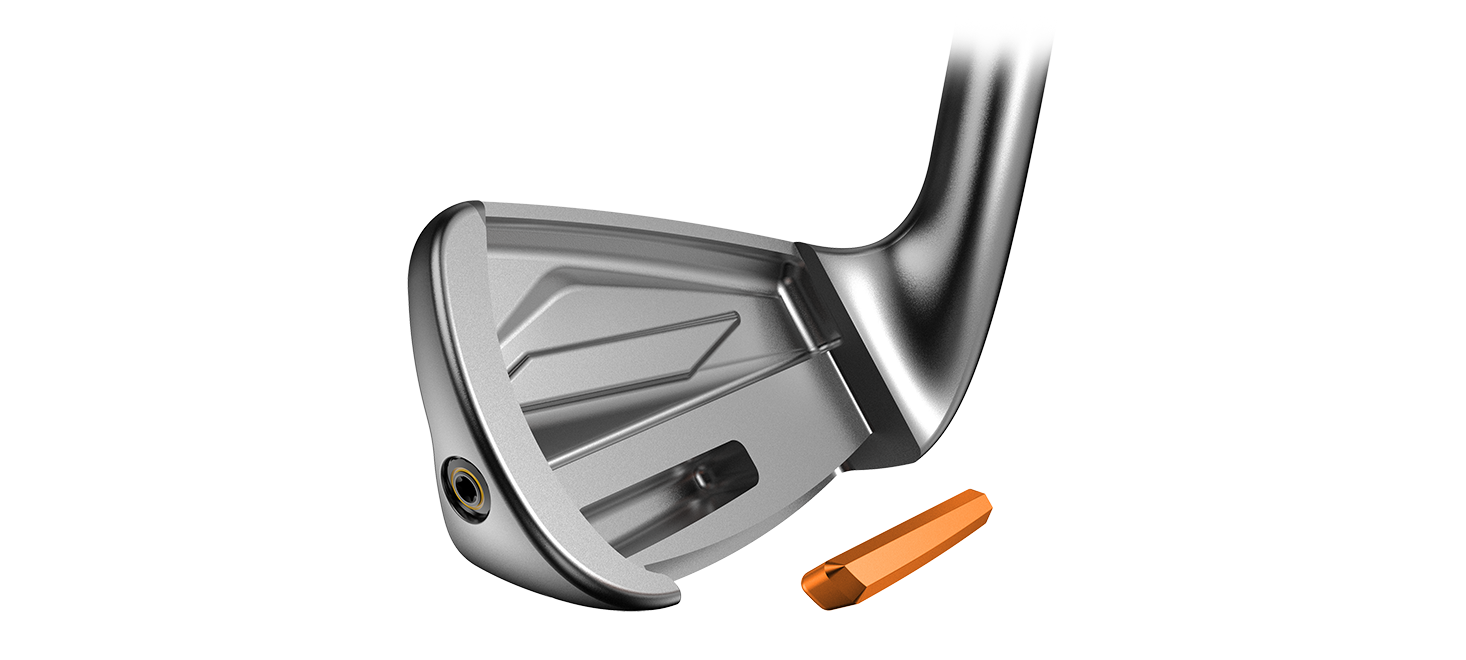 Cobra King Forged Tec Irons tungsten weighting